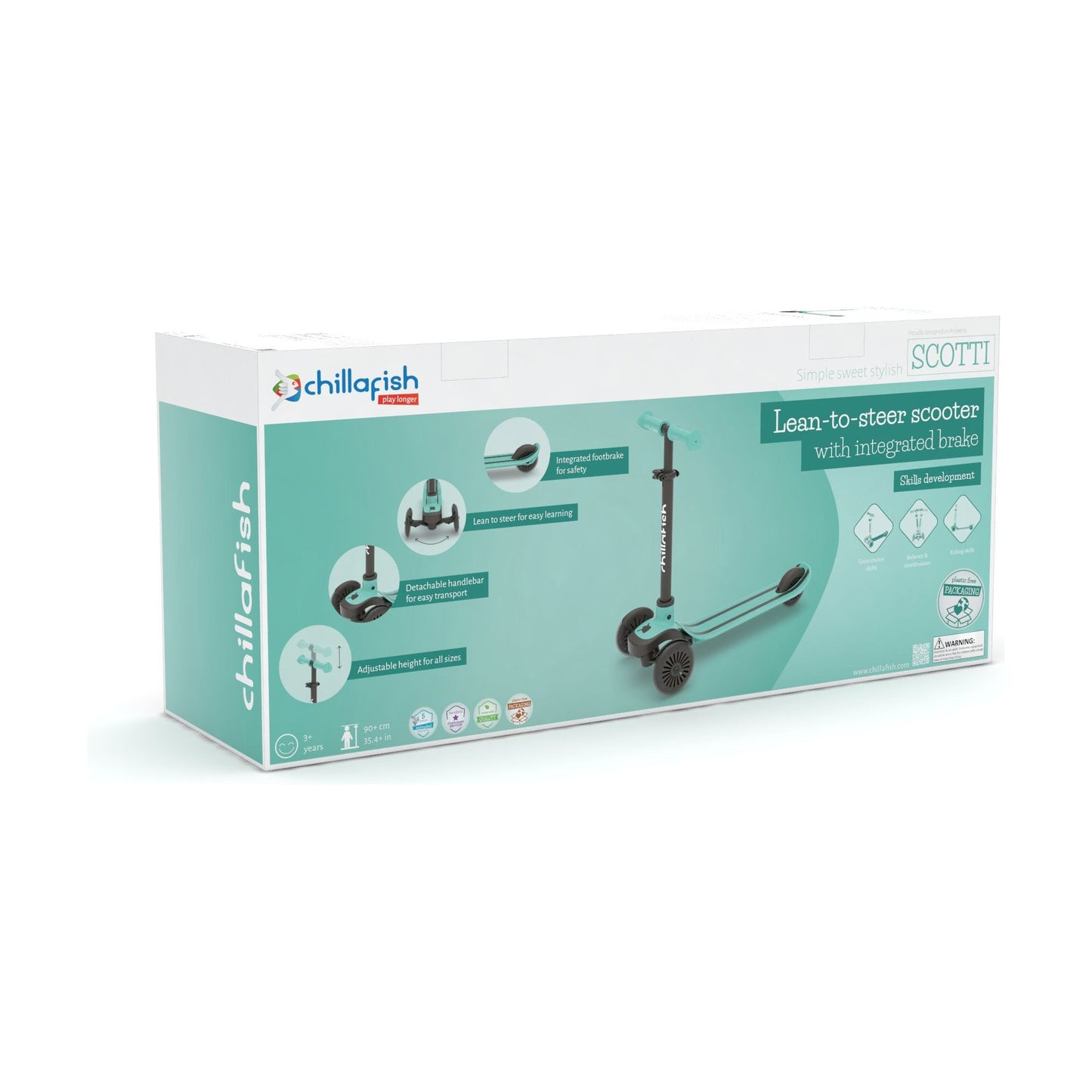 Chillafish Scotti Scooter Mint box