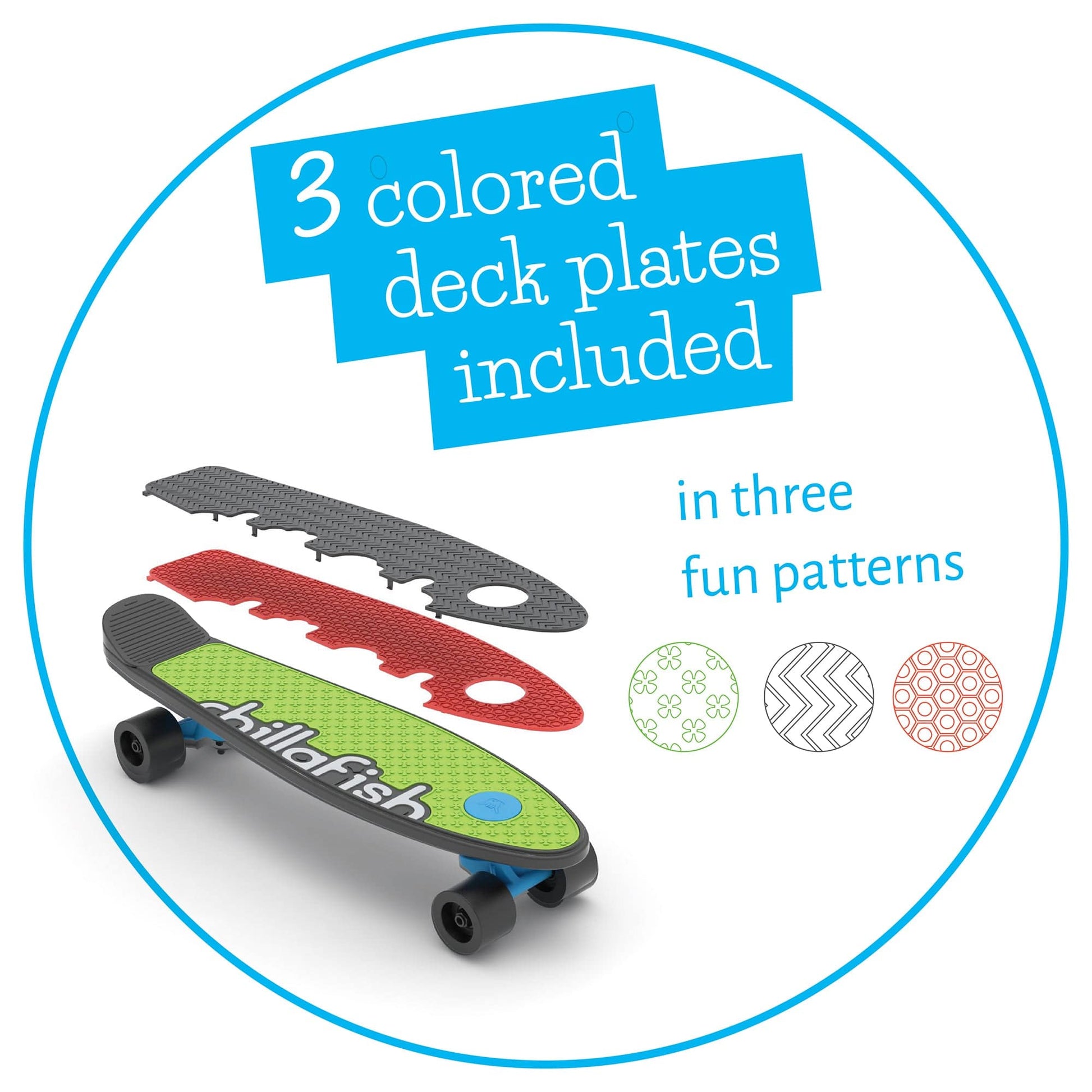 Chillafosh Skatie Scoot Black Mix Age 3+ - The Online Toy Shop - Skateboard - 4