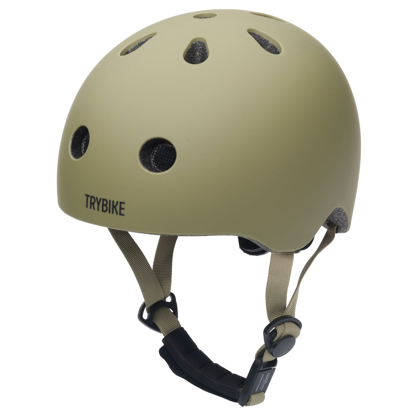 TryBike Matte Finish Bundle - 2-in-1 Trike/Bike, Helmet and Basket - Vintage Green