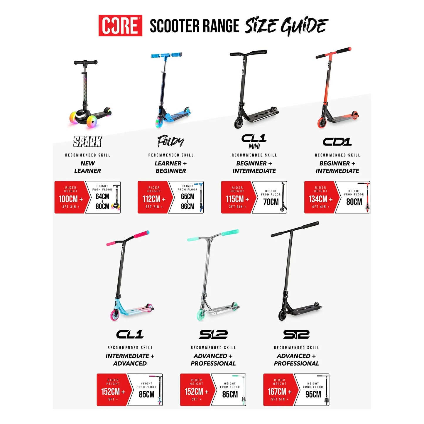 CORE CL1 Complete Stunt Scooter