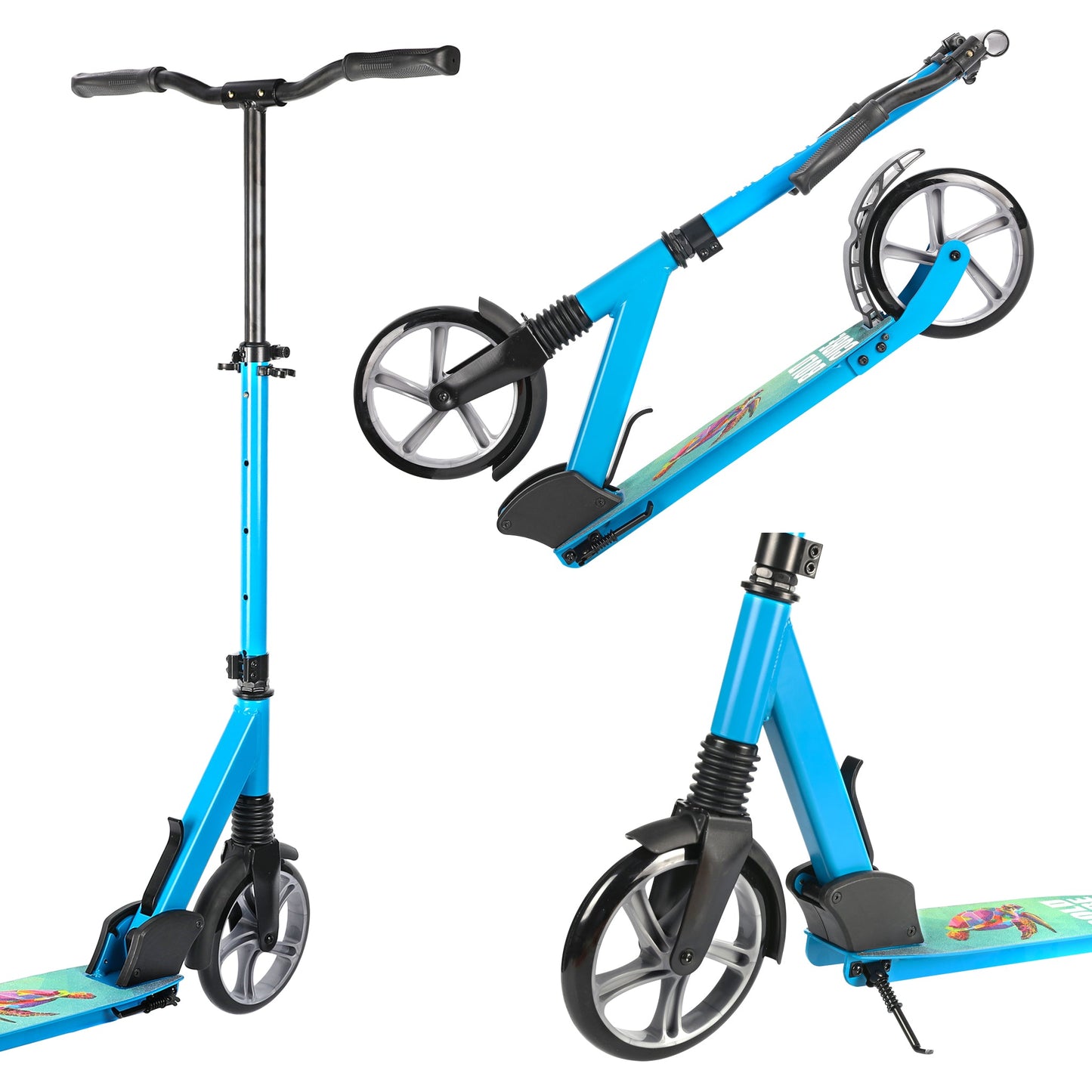 COLDCUBE Cyan - Big 2 Wheel Scooter
