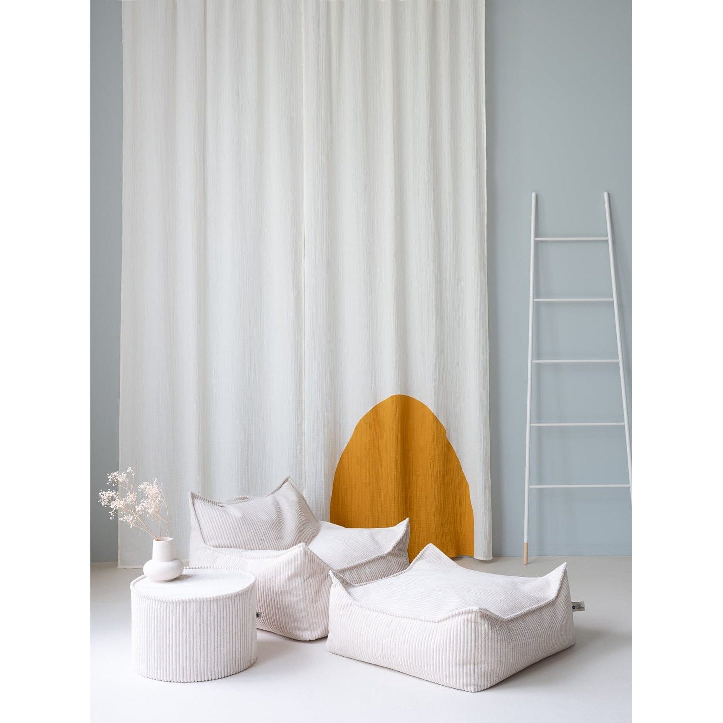 Wigiwama Marshmallow Pouffe and beanbag chair kids furniture