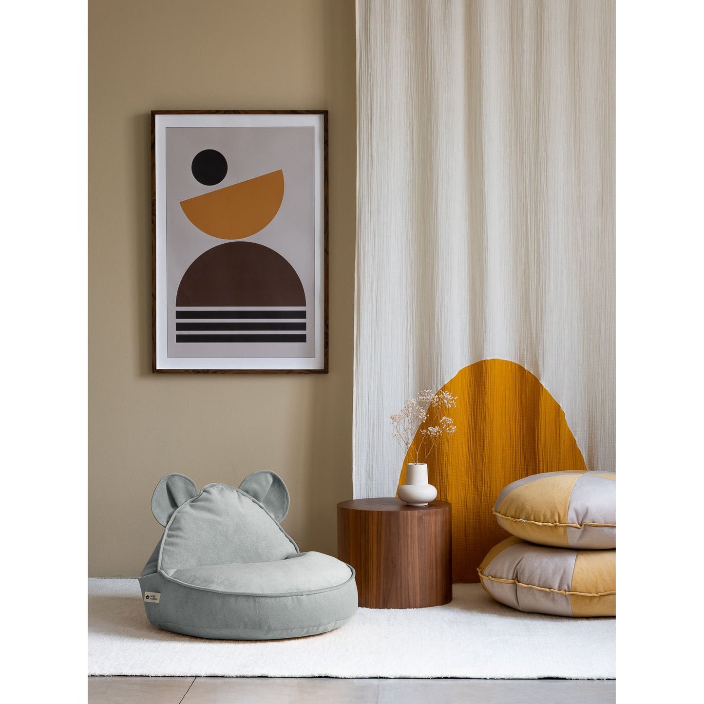 Wigiwama Bear Beanbag - Velvet