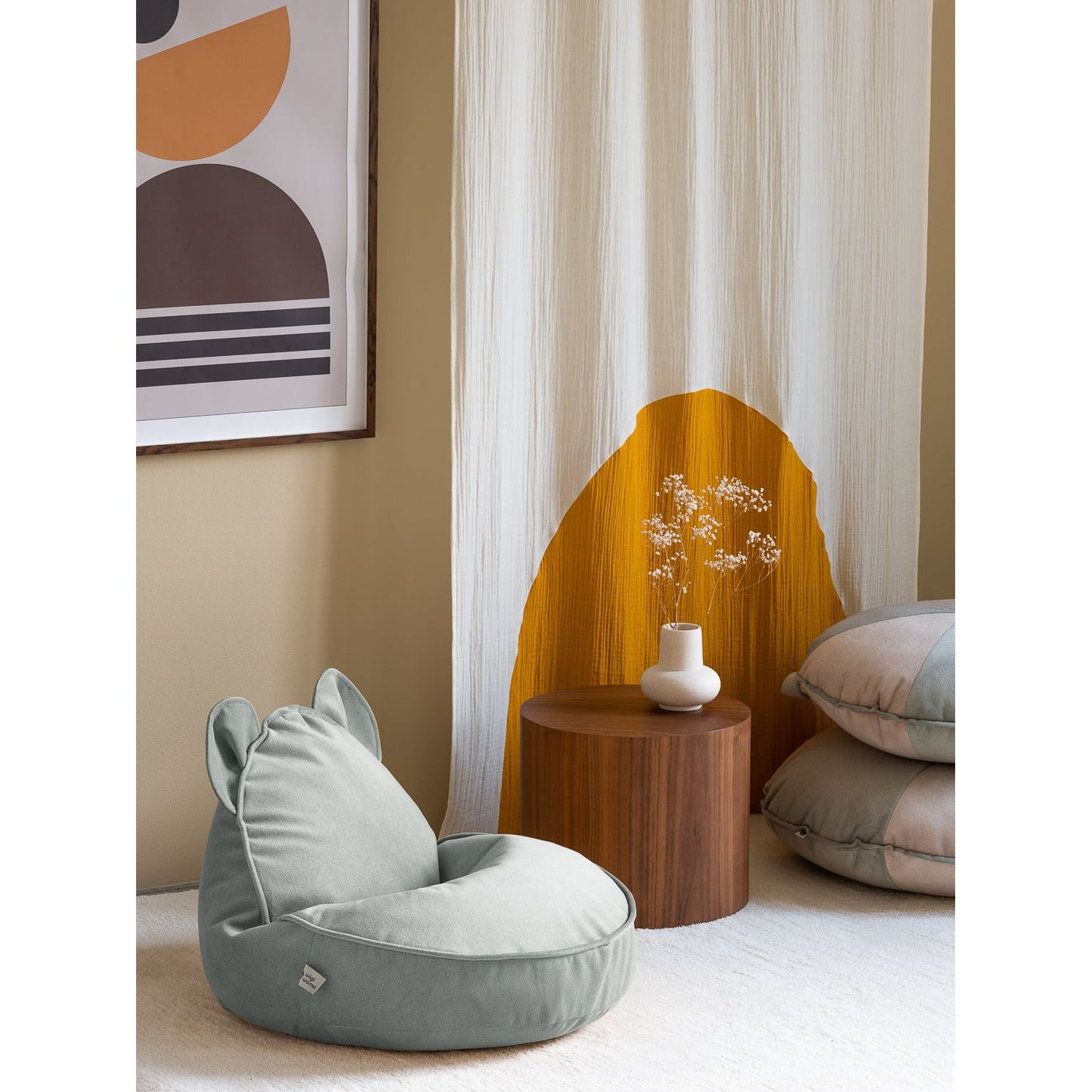 Wigiwama Bear Beanbag - Velvet