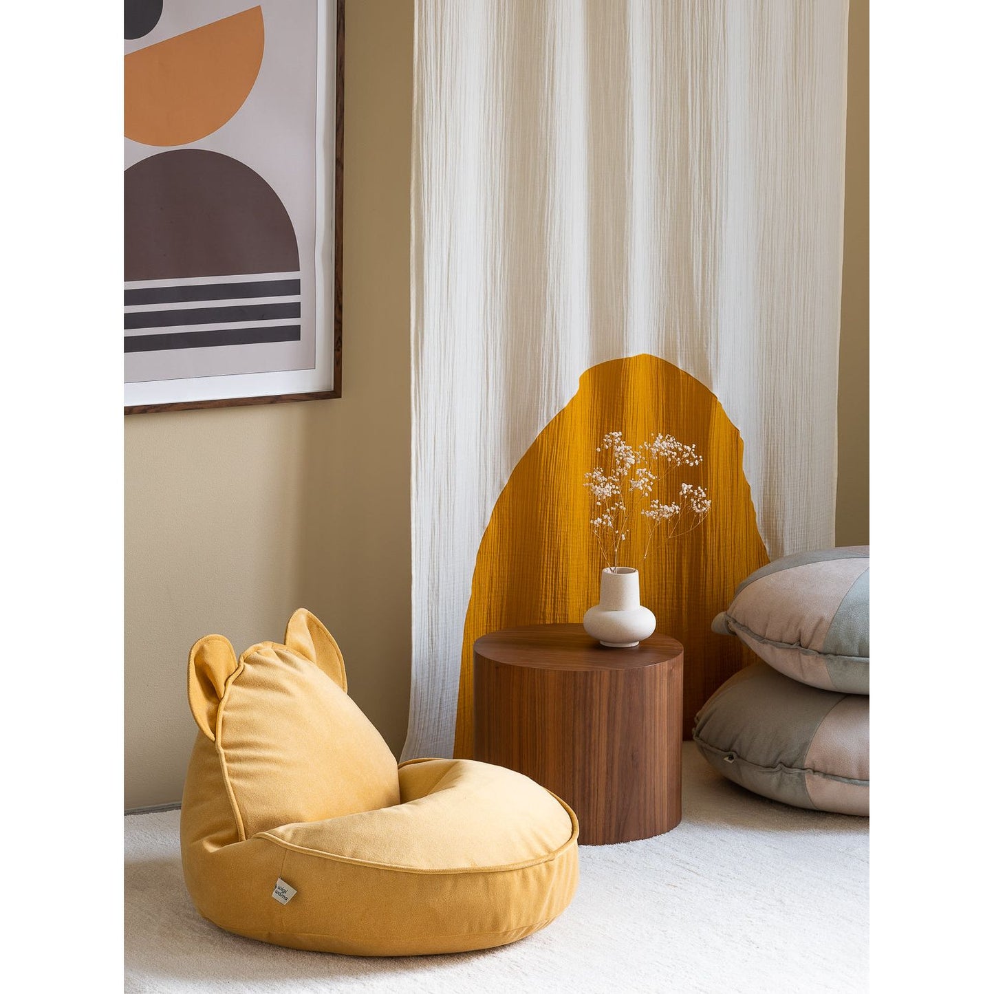 Wigiwama Bear Beanbag - Velvet