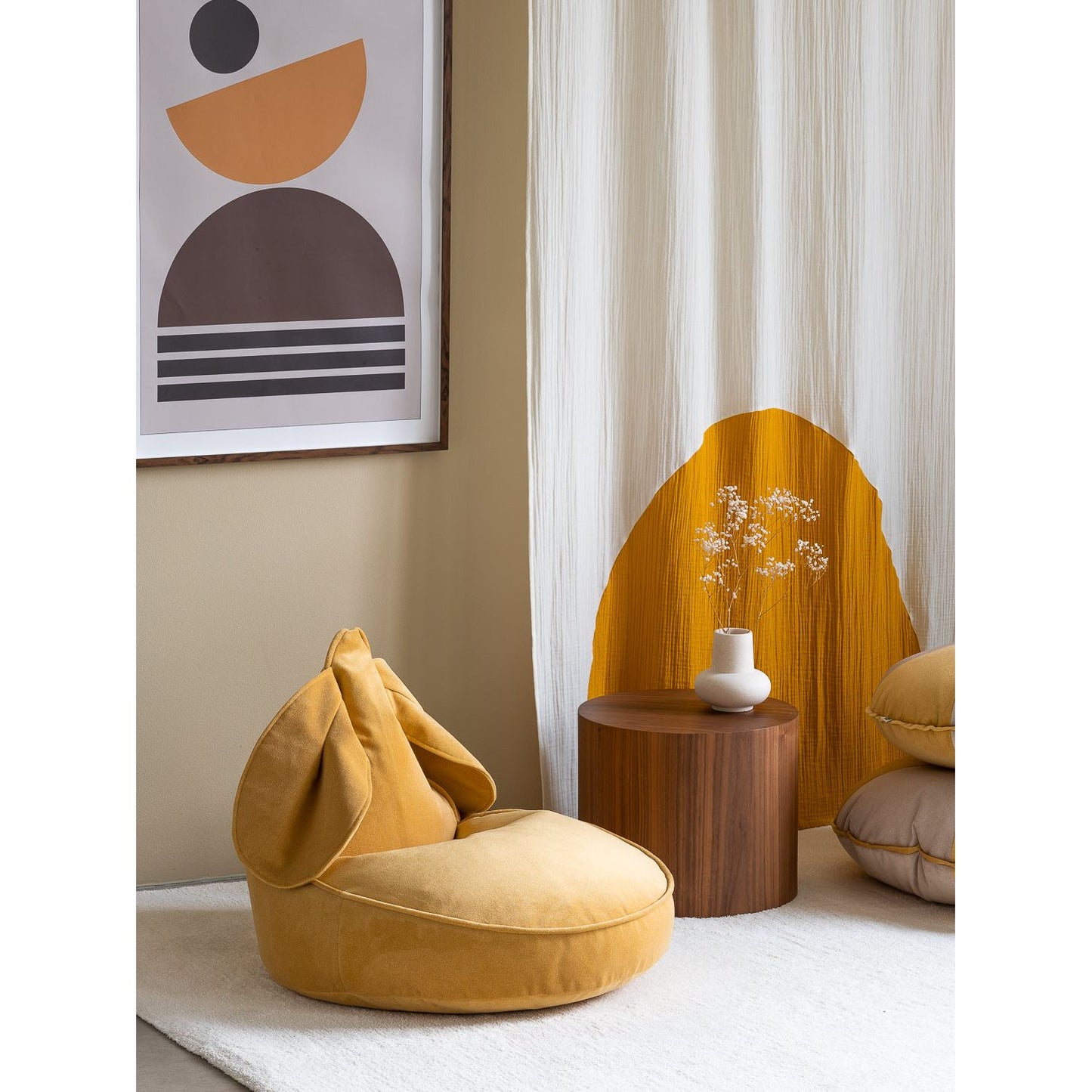 Wigiwama Bunny Beanbag - Velvet