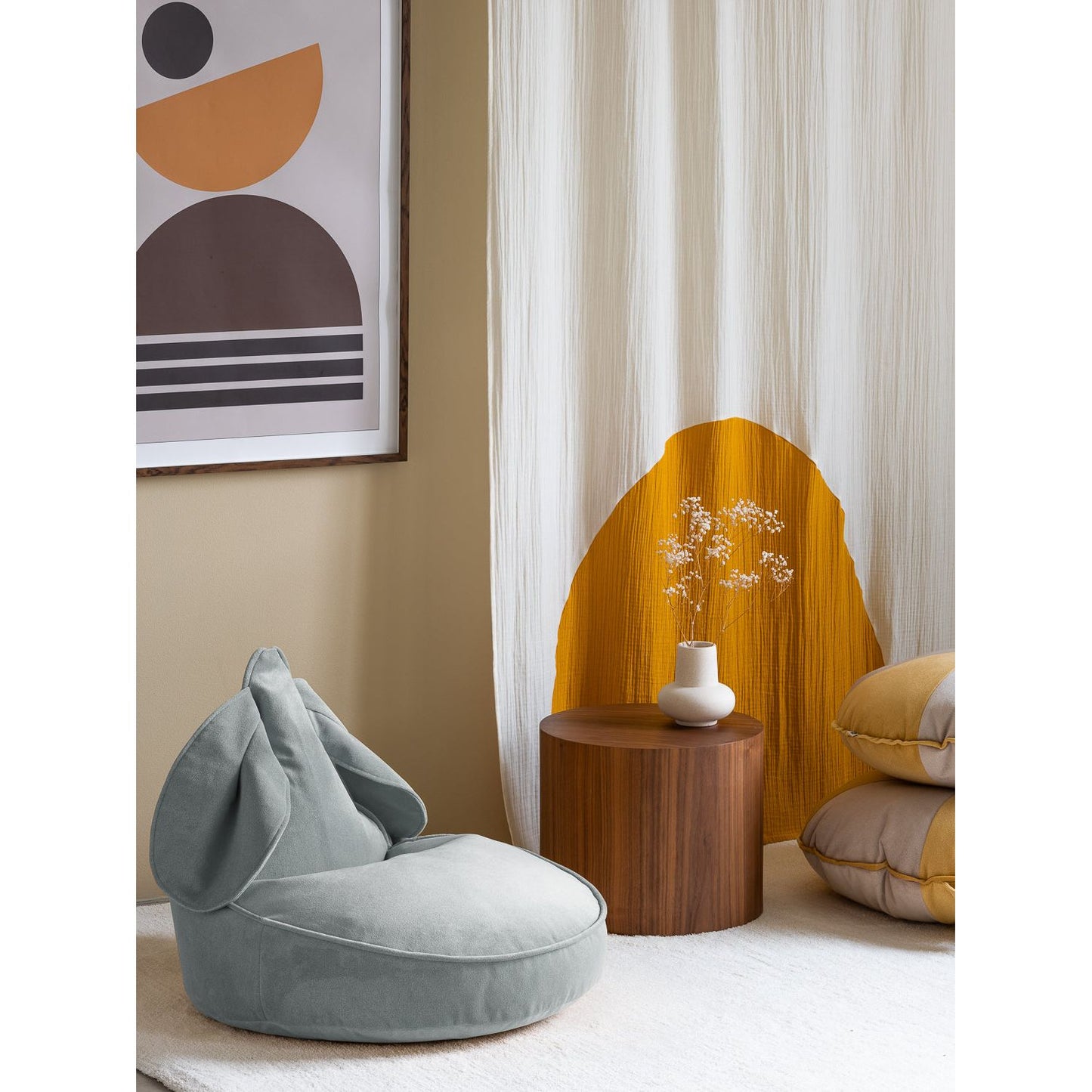 Wigiwama Bunny Beanbag - Velvet