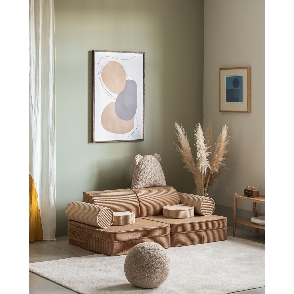 Wigiwama Settee - Brown Sugar