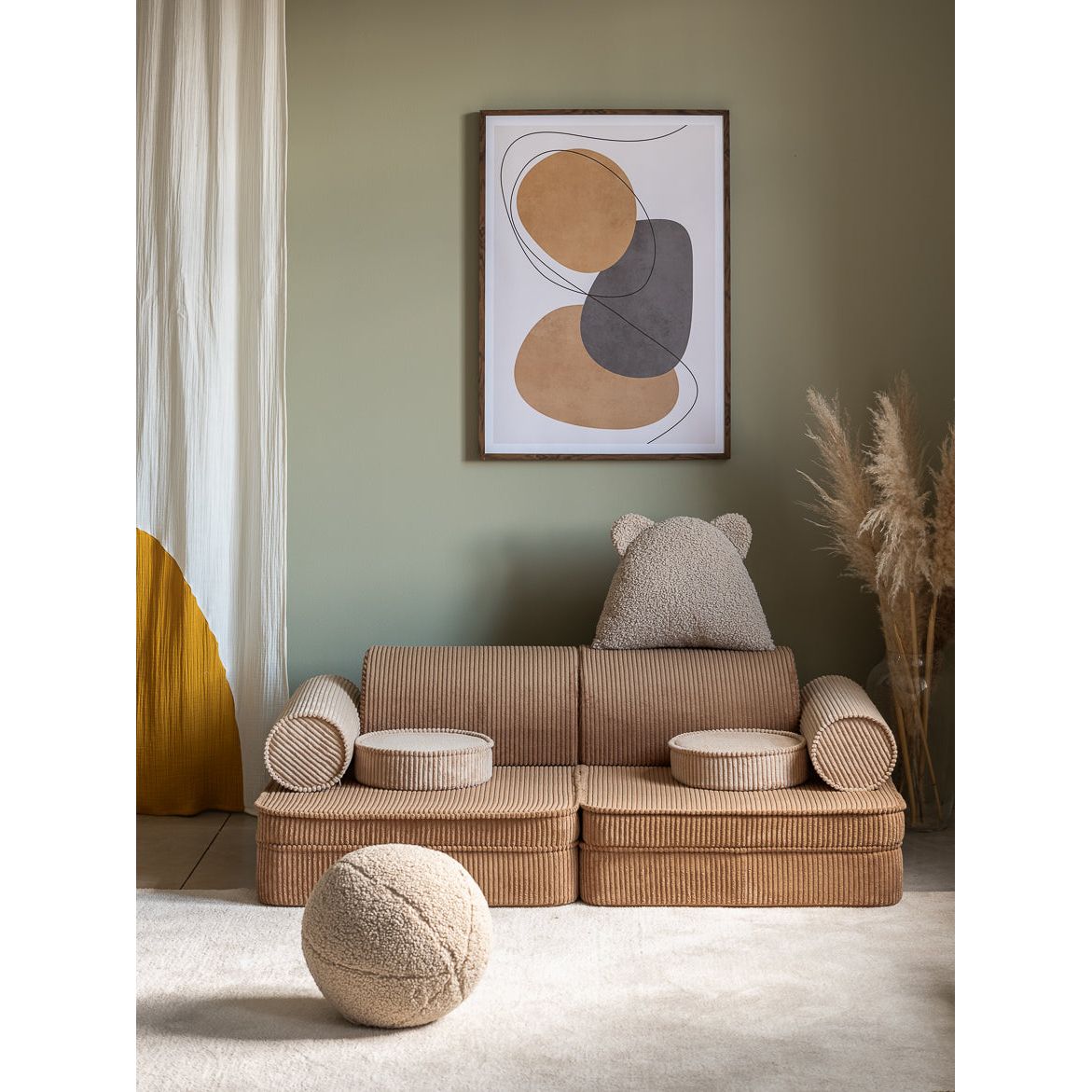 Wigiwama Settee - Brown Sugar