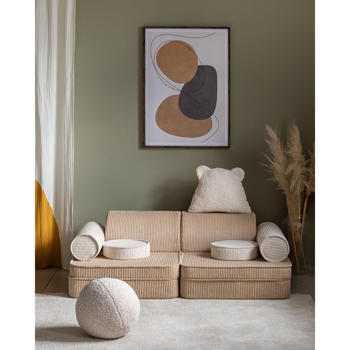 Wigiwama Settee - Brown Sugar