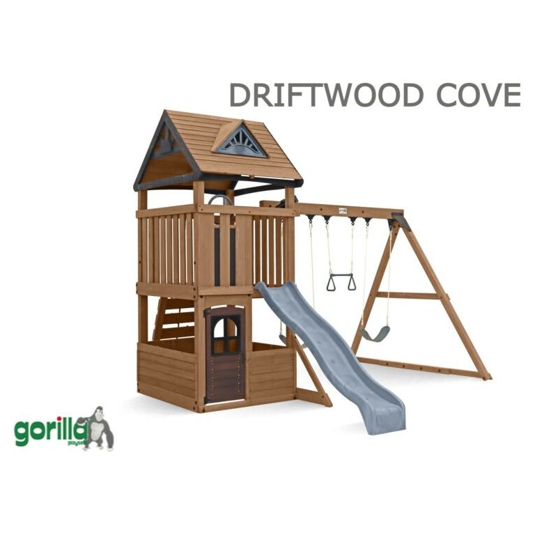 Gorilla Play Driftwood Cove Climbing Frame Playset