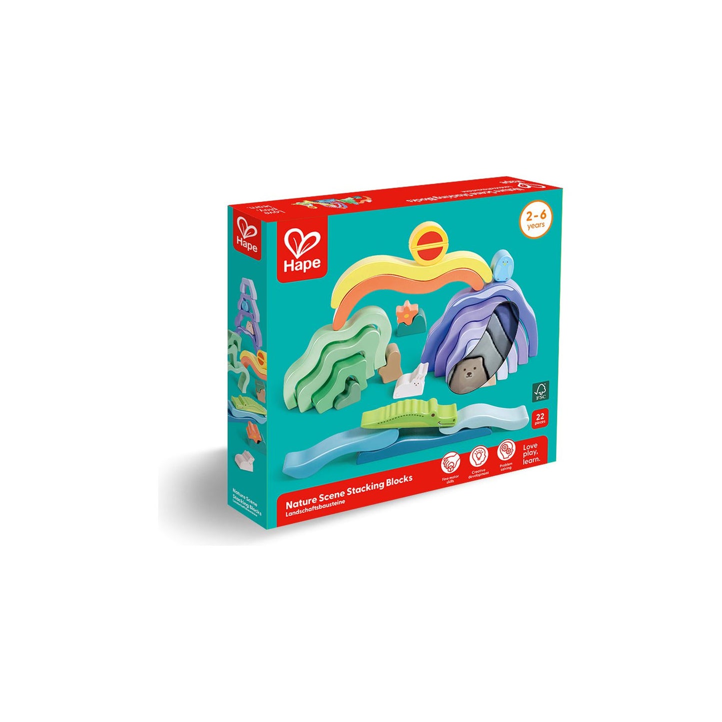 Hape Nature Scene Stacking Blocks
