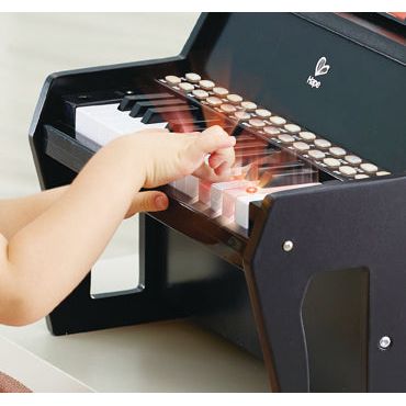 Hape Learn with Lights Piano - Black Age 3+
