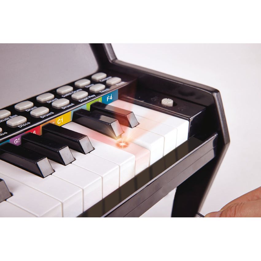 Hape Learn with Lights Piano - Black Age 3+