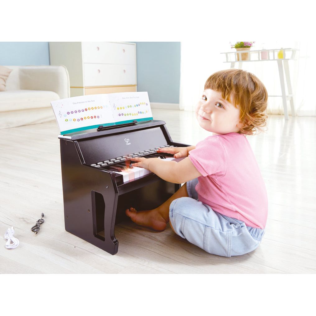 Hape Learn with Lights Piano - Black Age 3+