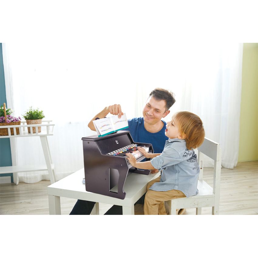 Hape Learn with Lights Piano - Black Age 3+