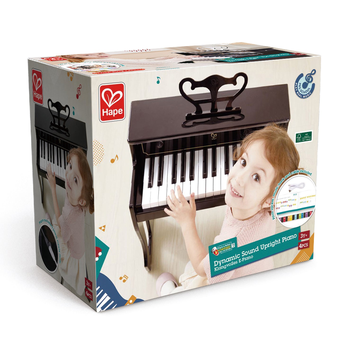 Hape Dynamic Sound Upright Piano