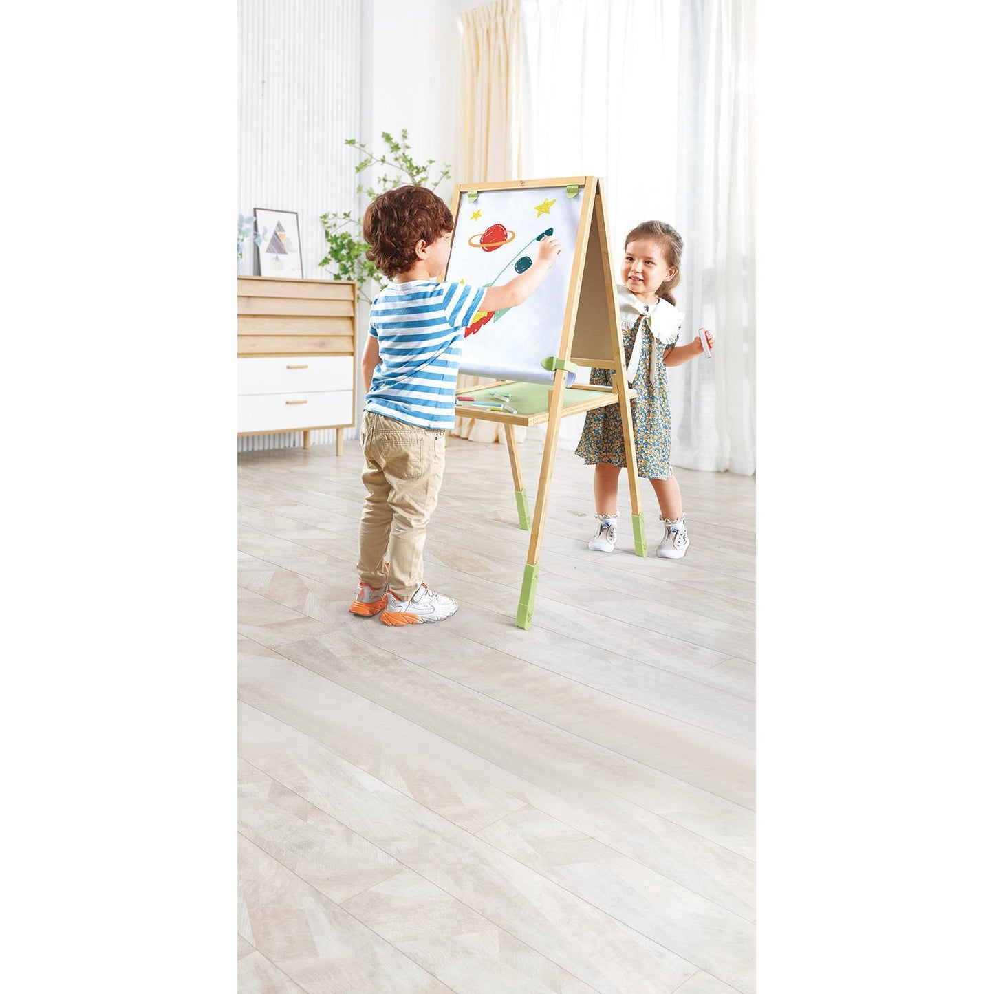 Hape Step Up Bamboo Easel