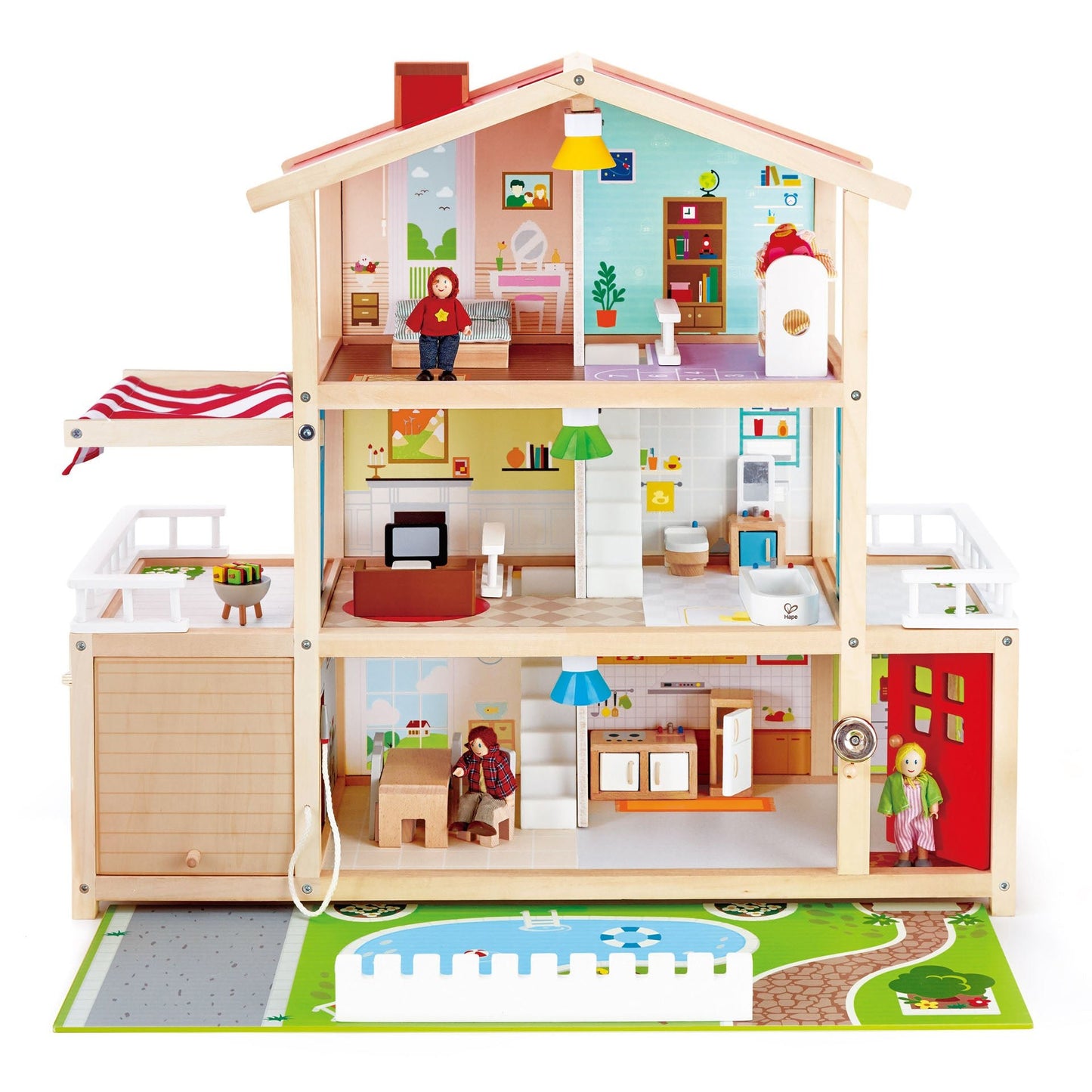 Hape Doll Family Mansion Dollshouse