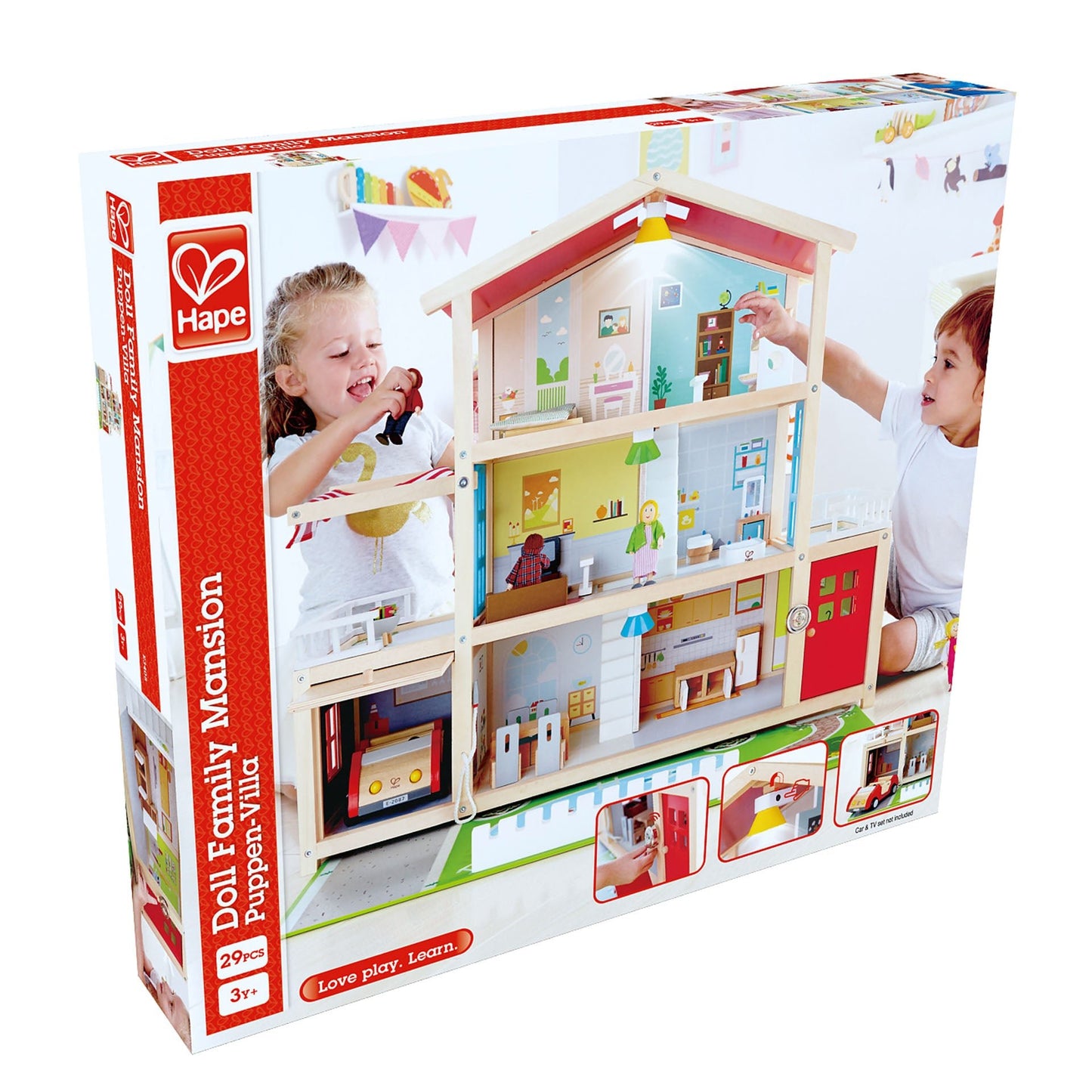Hape Doll Family Mansion Dollshouse