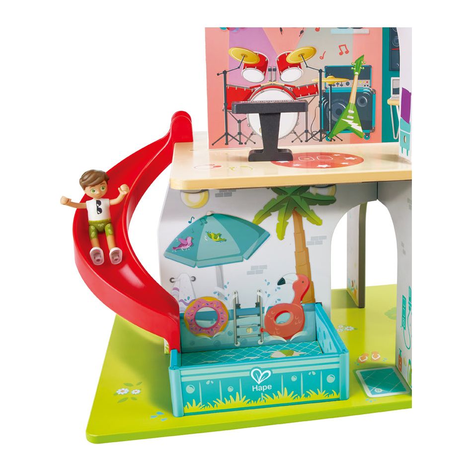 Hape Rock & Slide House With Sound Effects