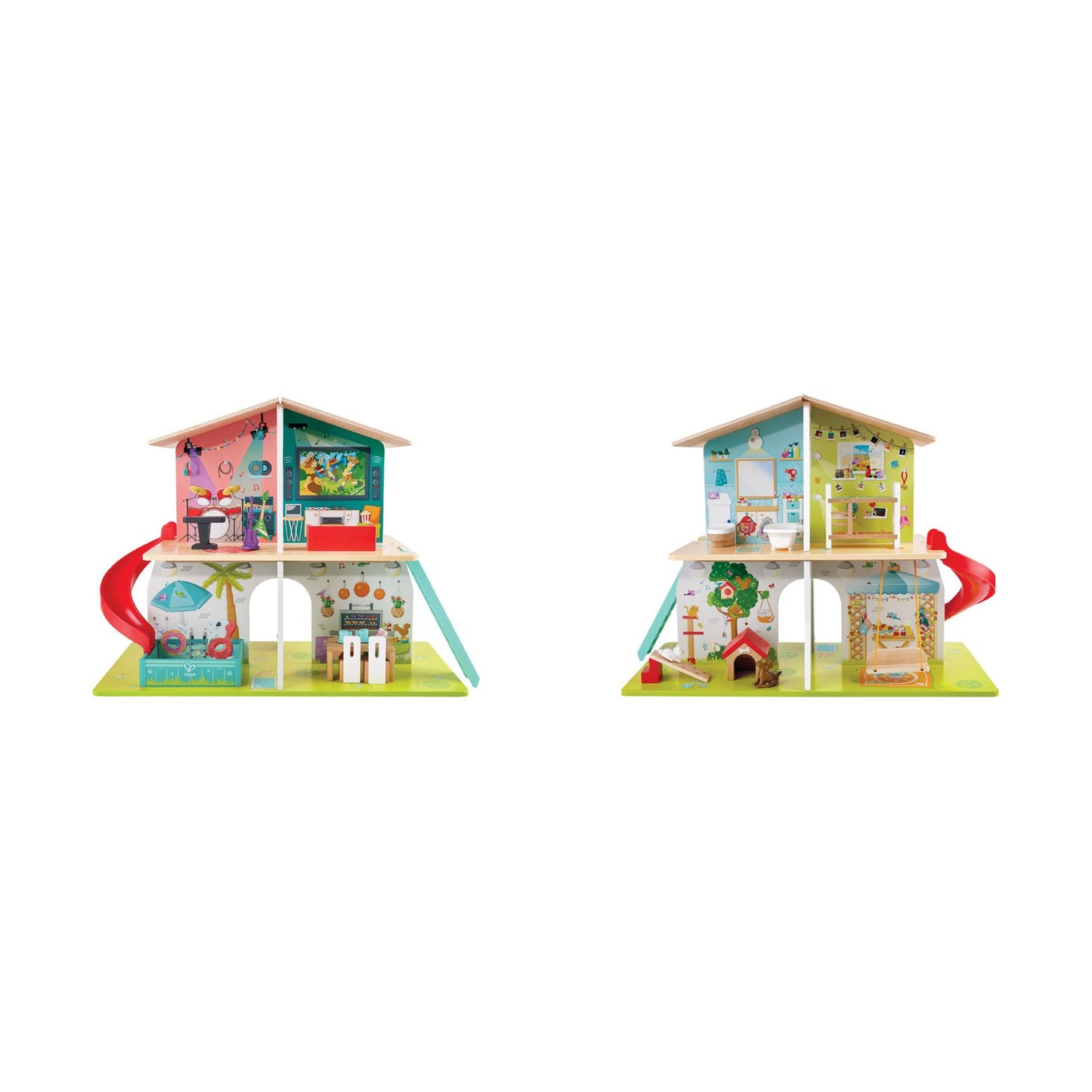 Hape Rock & Slide House With Sound Effects