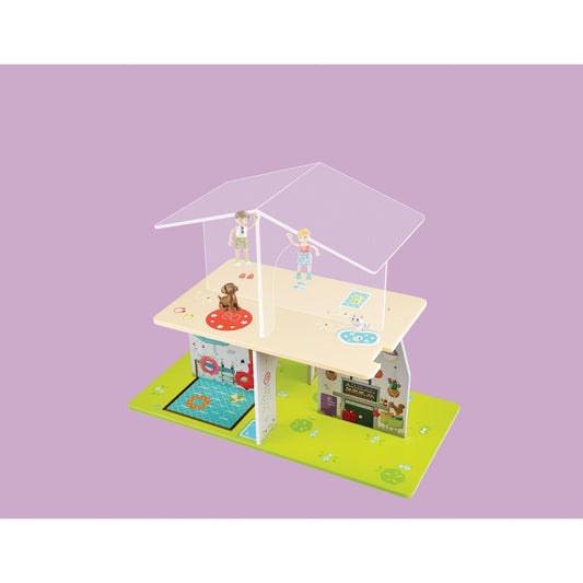 Hape Rock & Slide House With Sound Effects