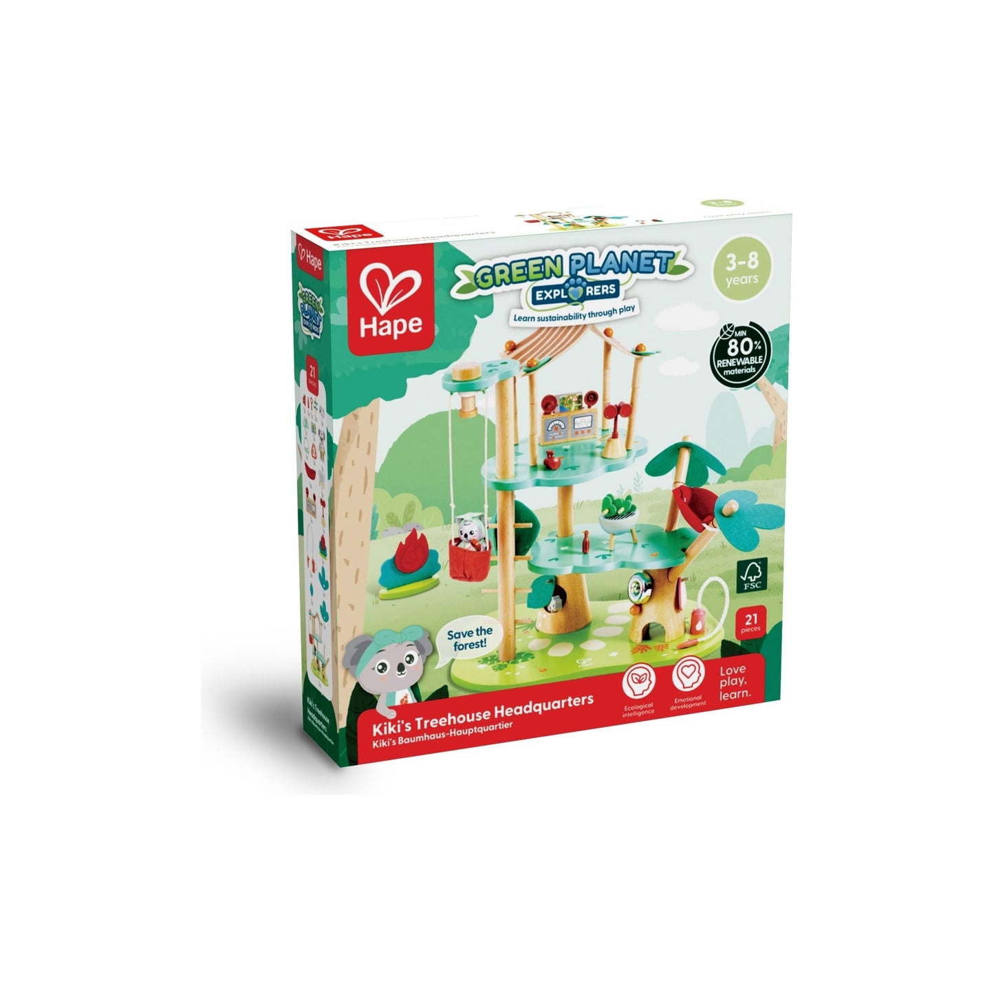 Hape Kiki The Forest Keepers Headquarters