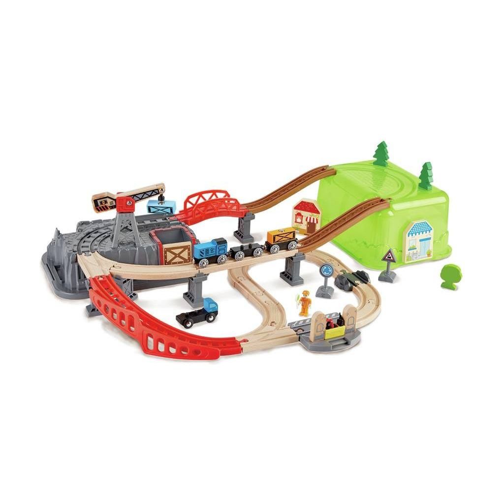 Hape Railway Bucket Builder Set (50 pieces) Age 3+