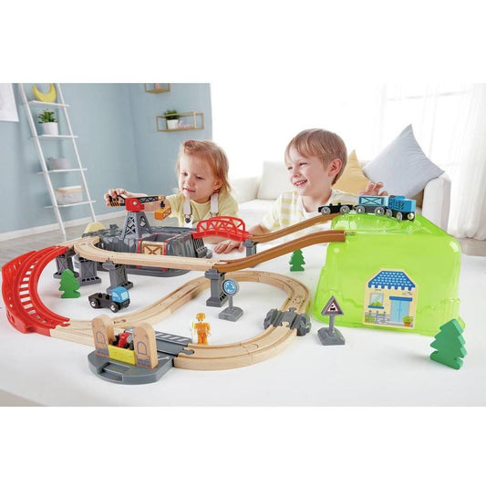 Hape Railway Bucket Builder Set (50 pieces) Age 3+