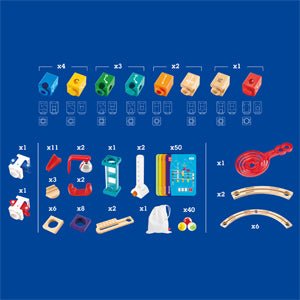 Hape Quadrilla Stack Track Bucket Set