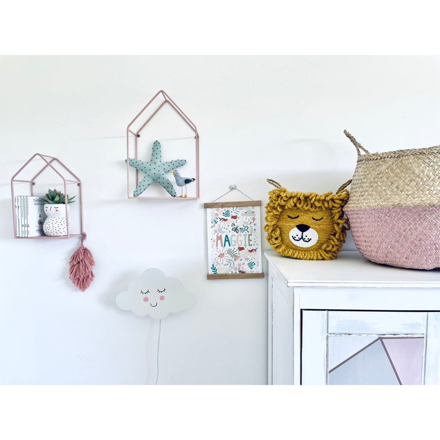 Yellow Lion Basket - Small