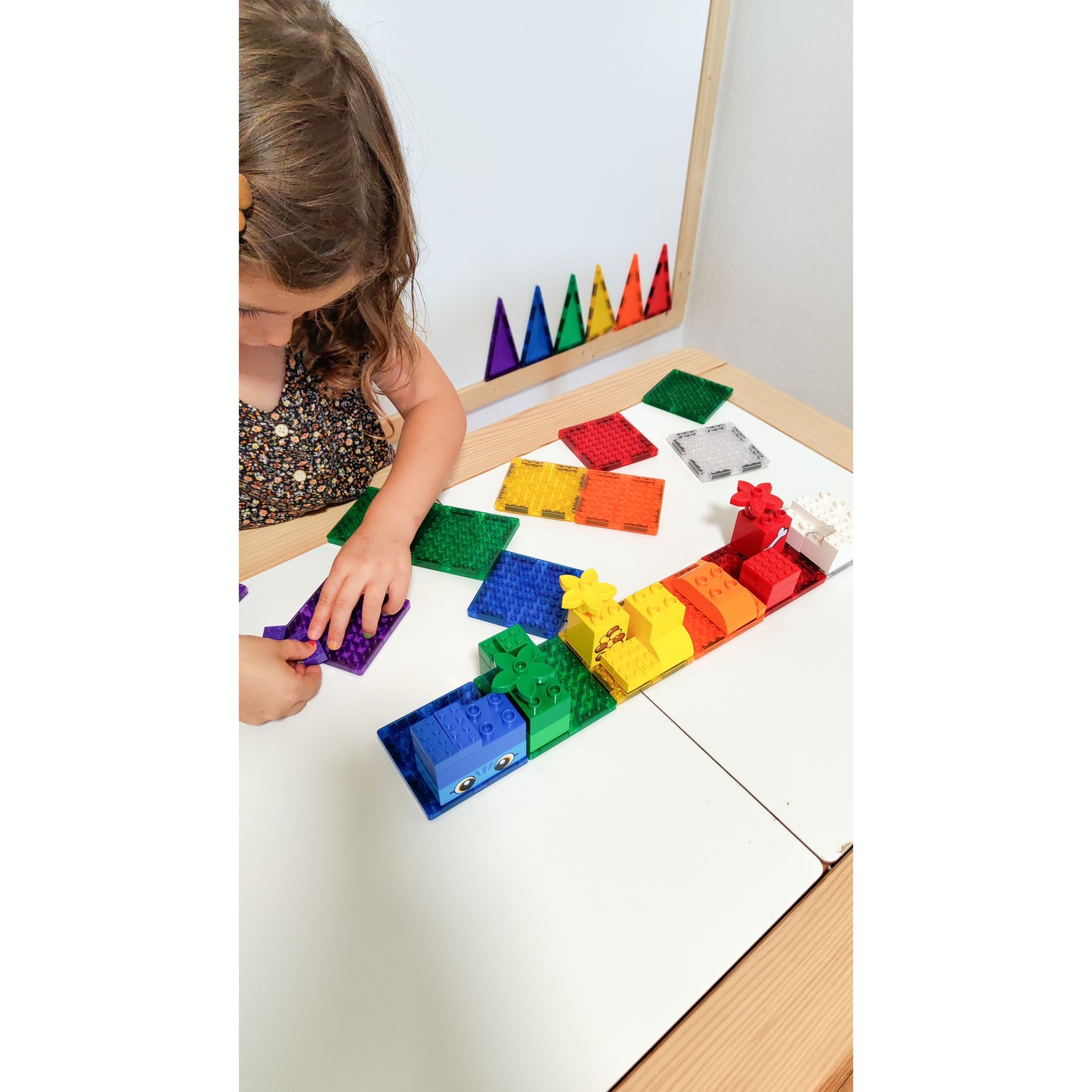 Cleverclixx Brick Tiles Pack Intense | 16 pieces
