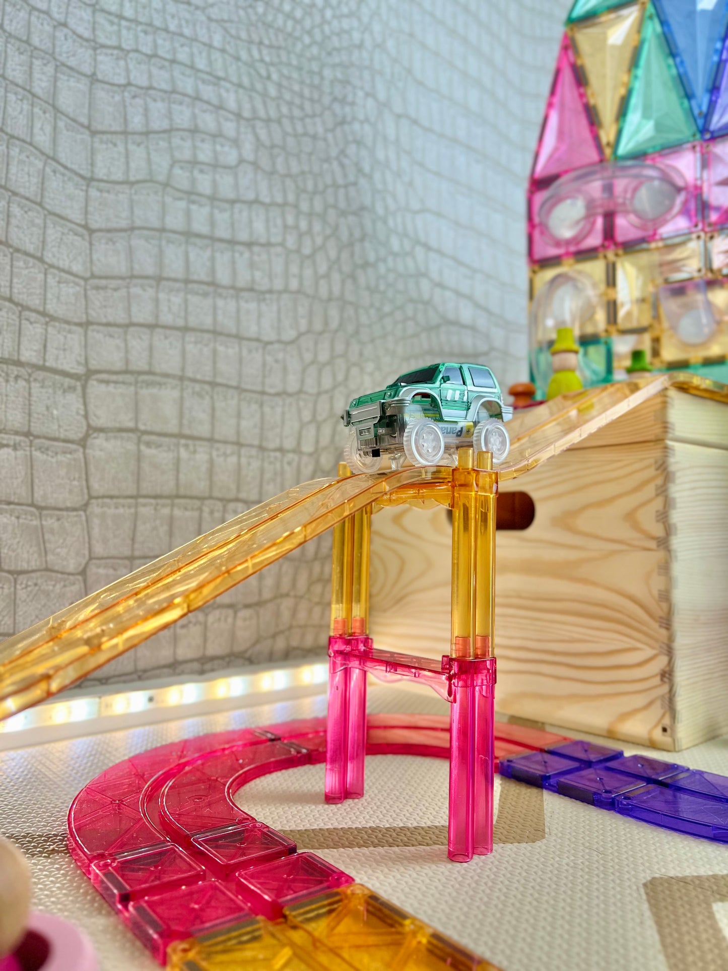 Cleverclixx Large Race Track Pastel | 80 pieces