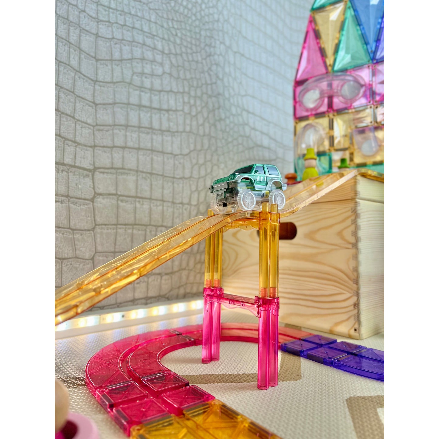 Cleverclixx Large Race Track Pastel | 80 pieces