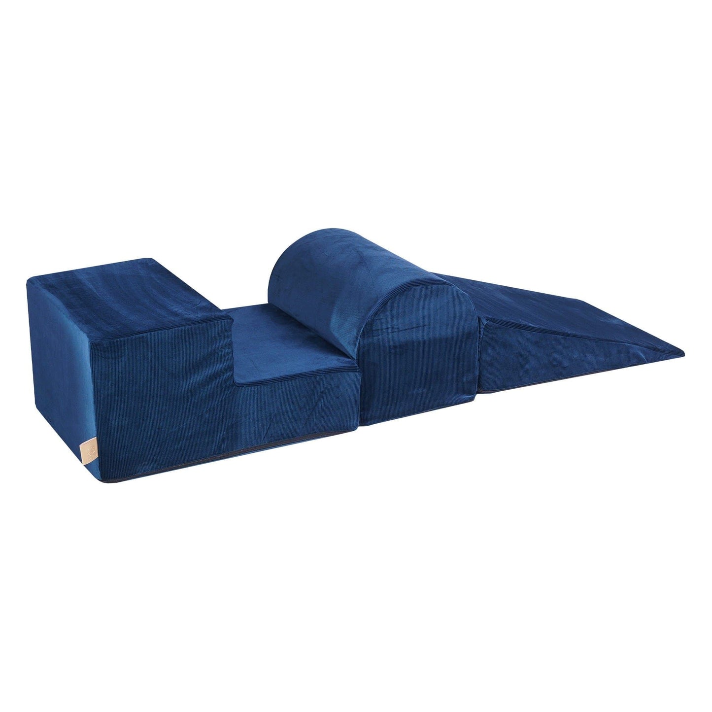 Corduroy Velvet 3 Piece Kids Softplay Set - Marine Blue