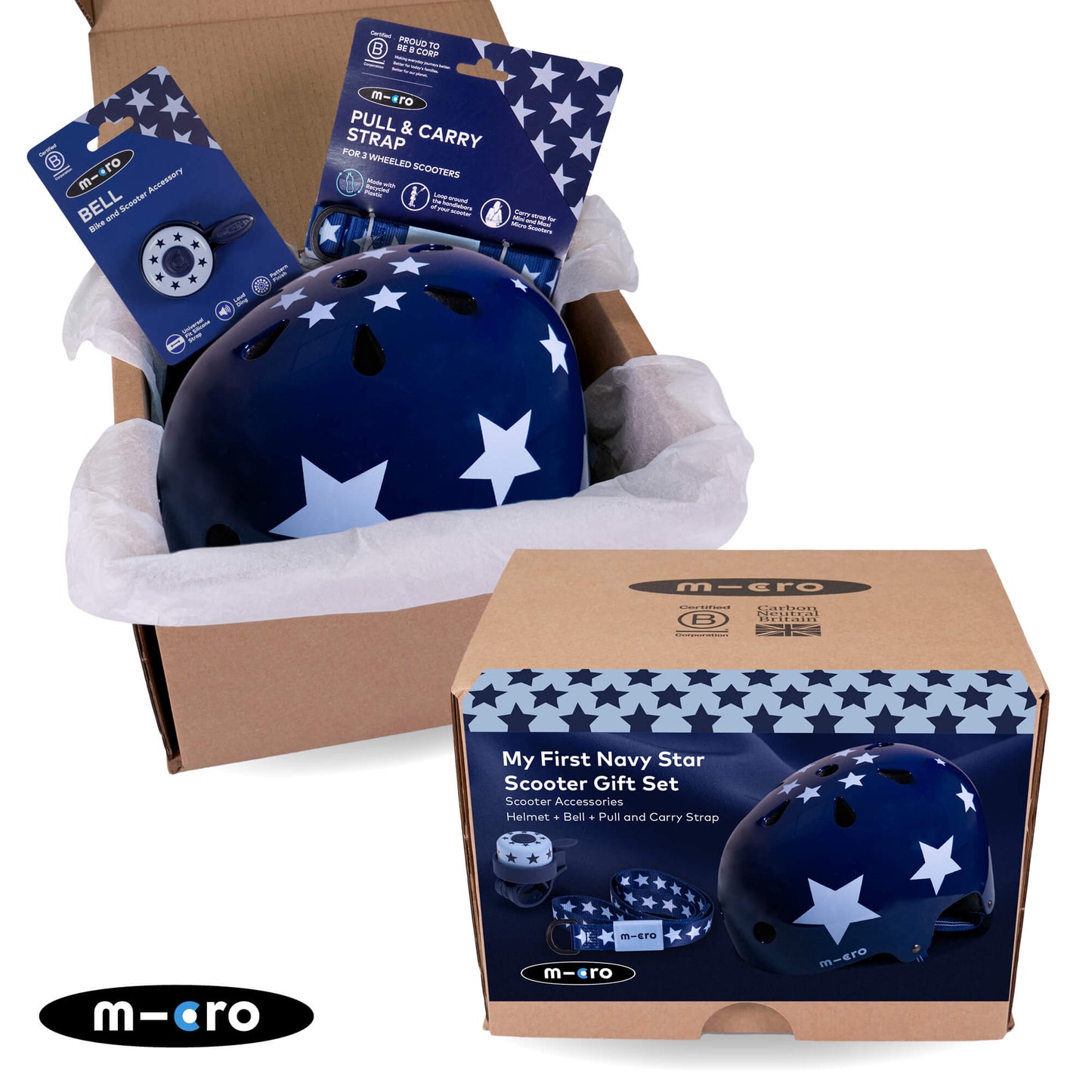 Micro Scooter My First Scooter Gift Set - Navy Star