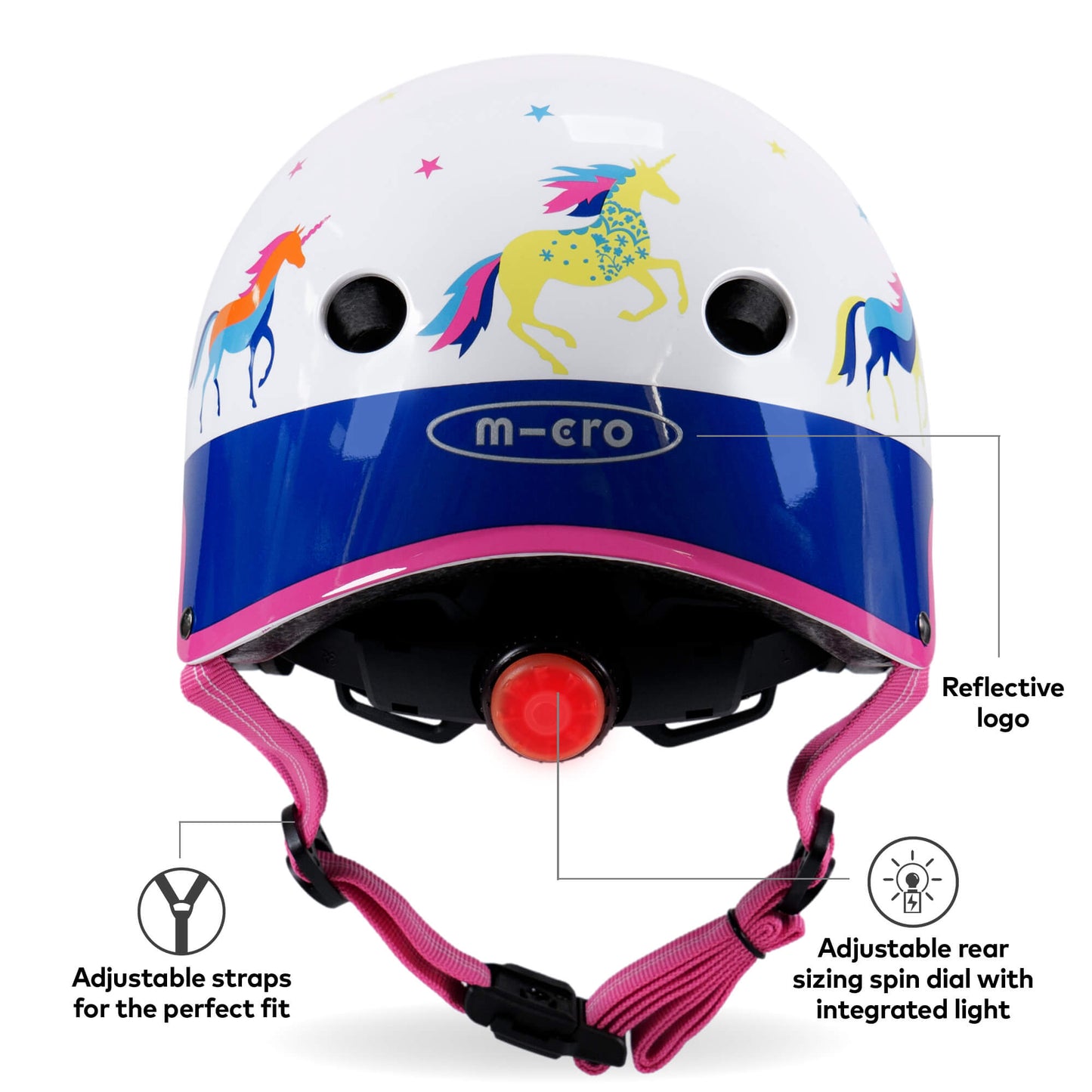 Micro Scooter Kids Helmet Deluxe Patterned Size Small 51-54cm - The Online Toy Shop - Kids Helmet - 12