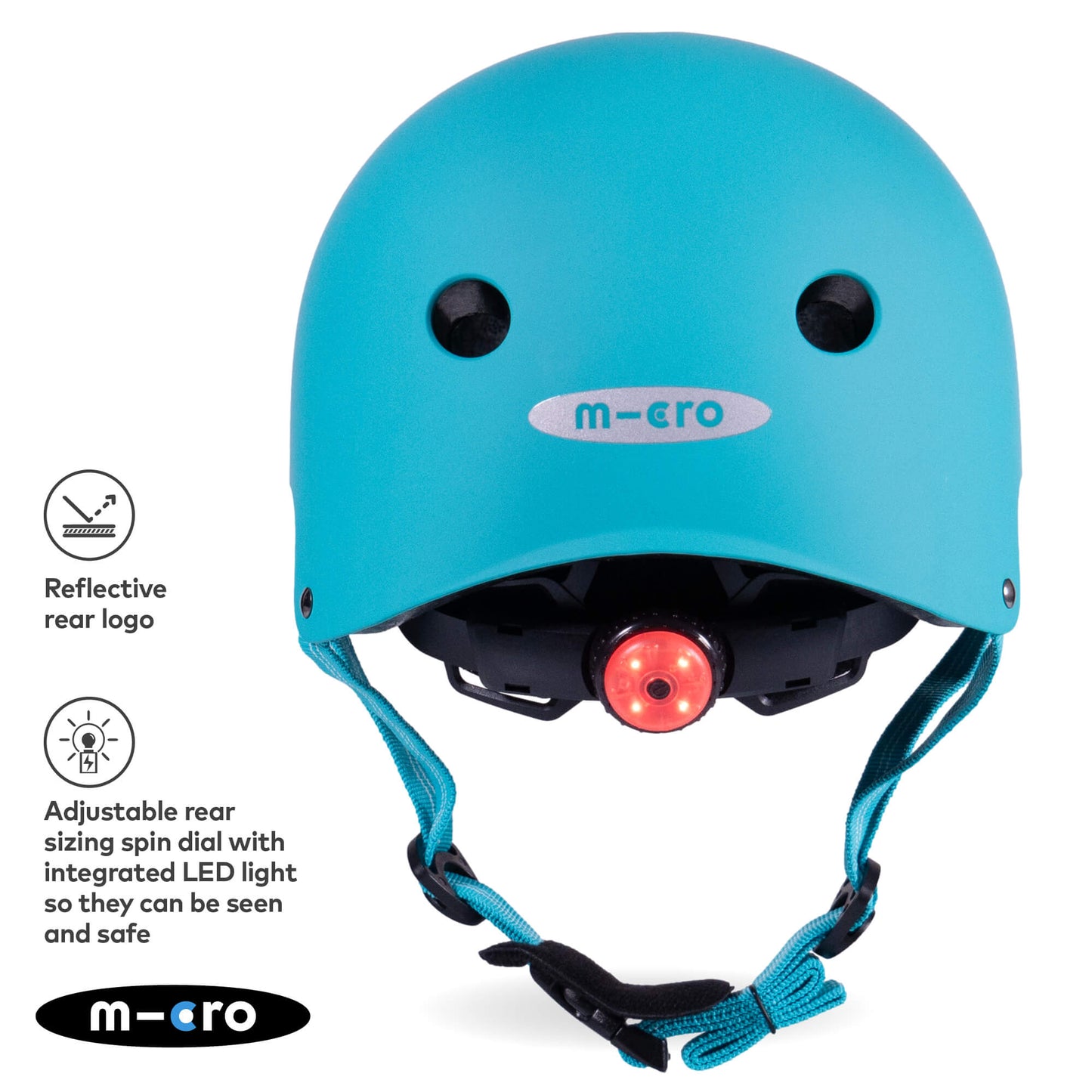 Micro Scooter Kids Plain Matt Helmet