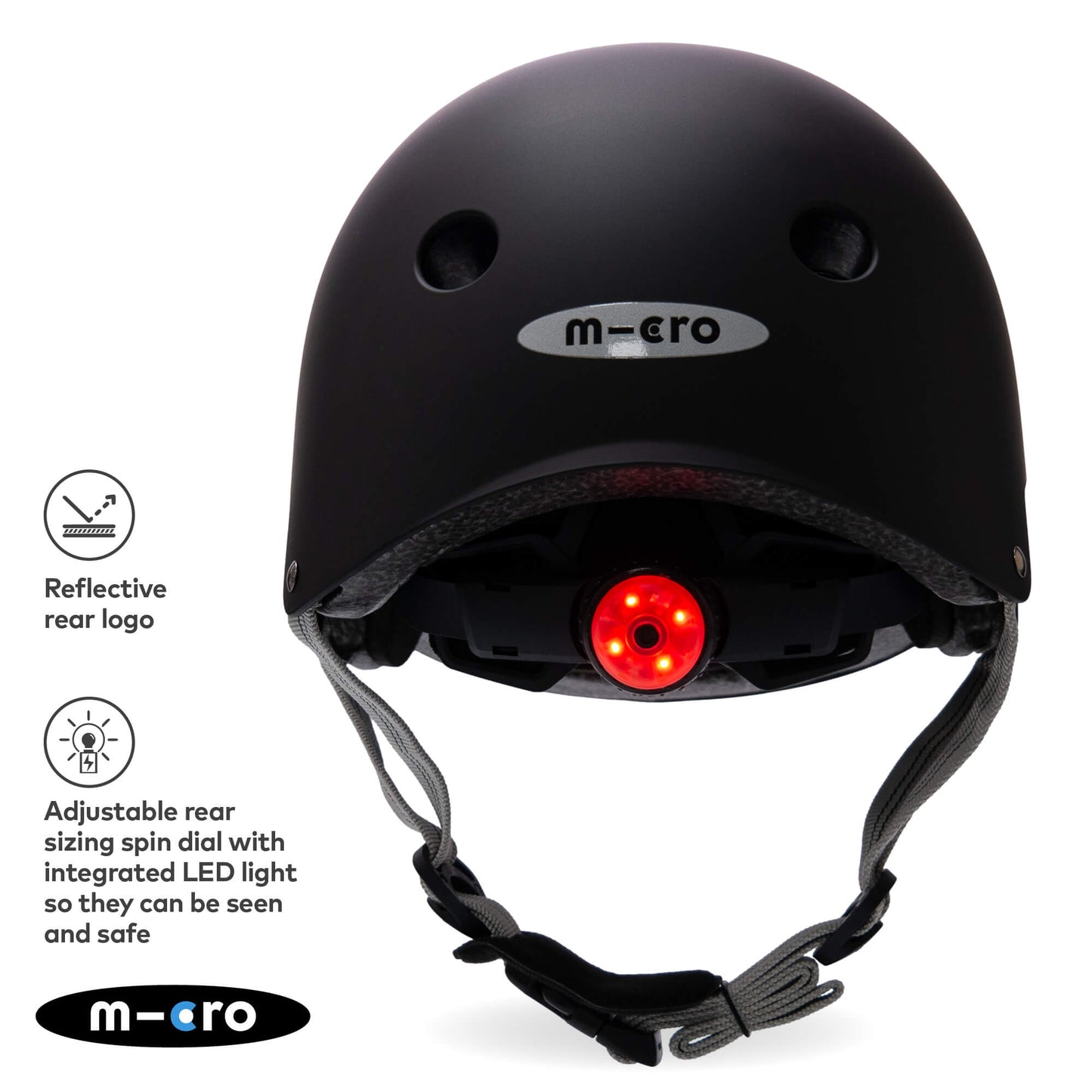 Micro Scooter Kids Plain Matt Helmet