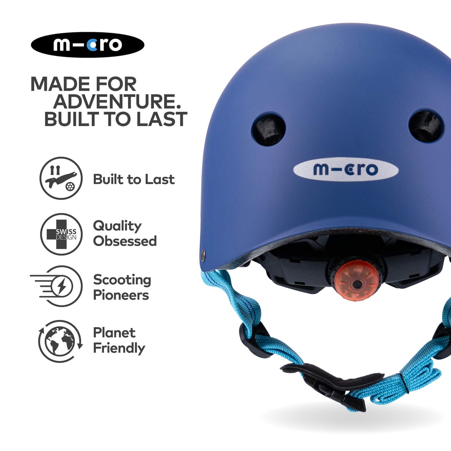 Micro Scooter Kids Plain Matt Helmet