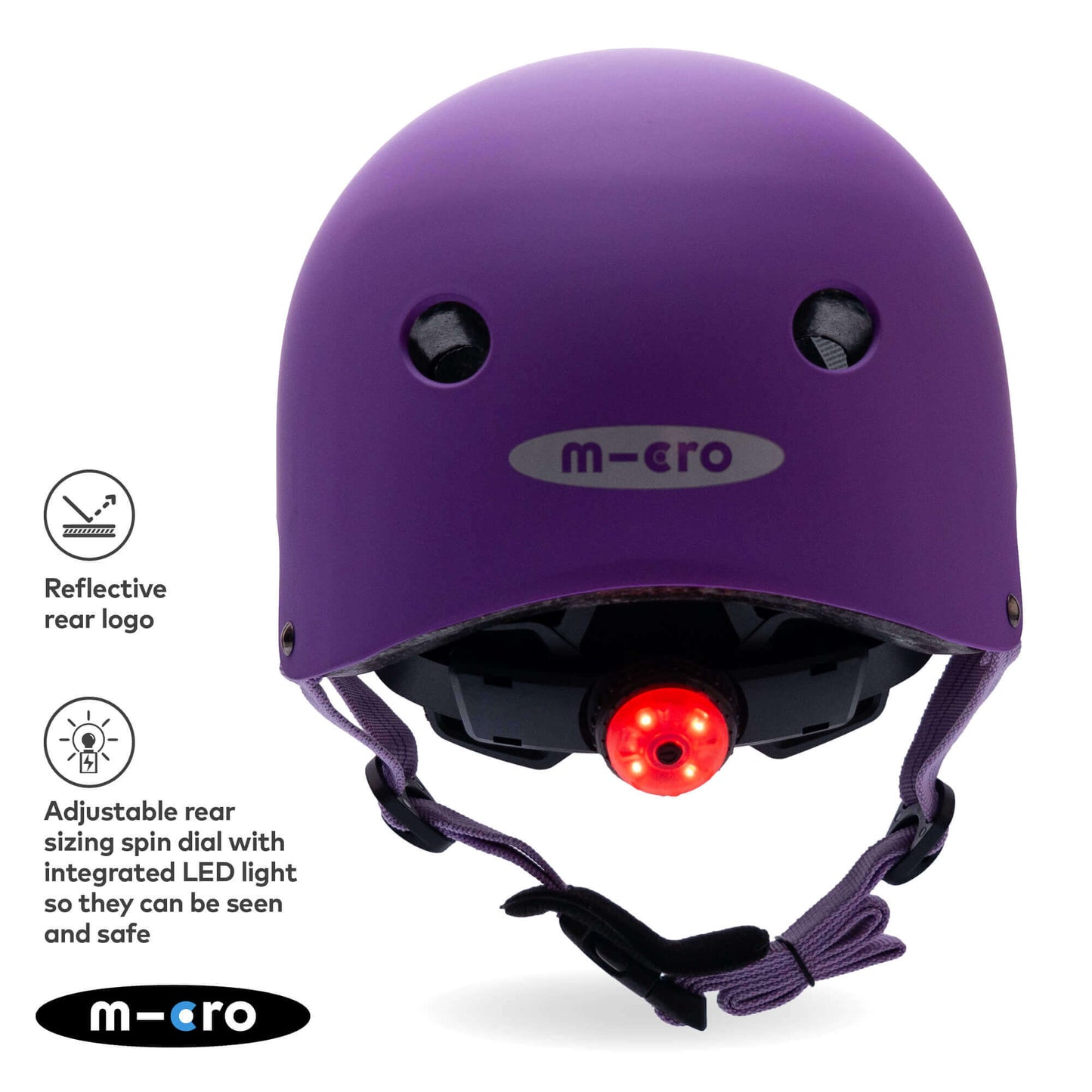 Micro Scooter Kids Plain Matt Helmet