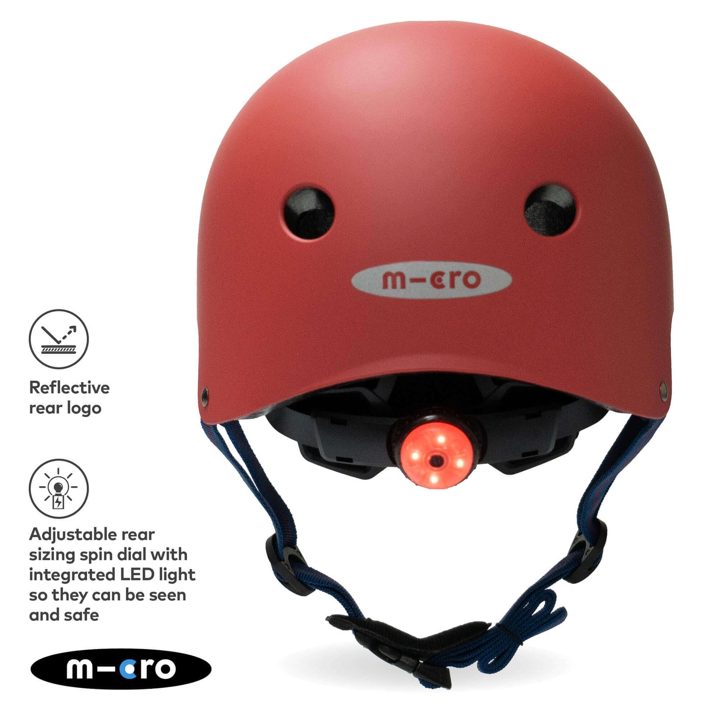 Micro Scooter Kids Plain Matt Helmet