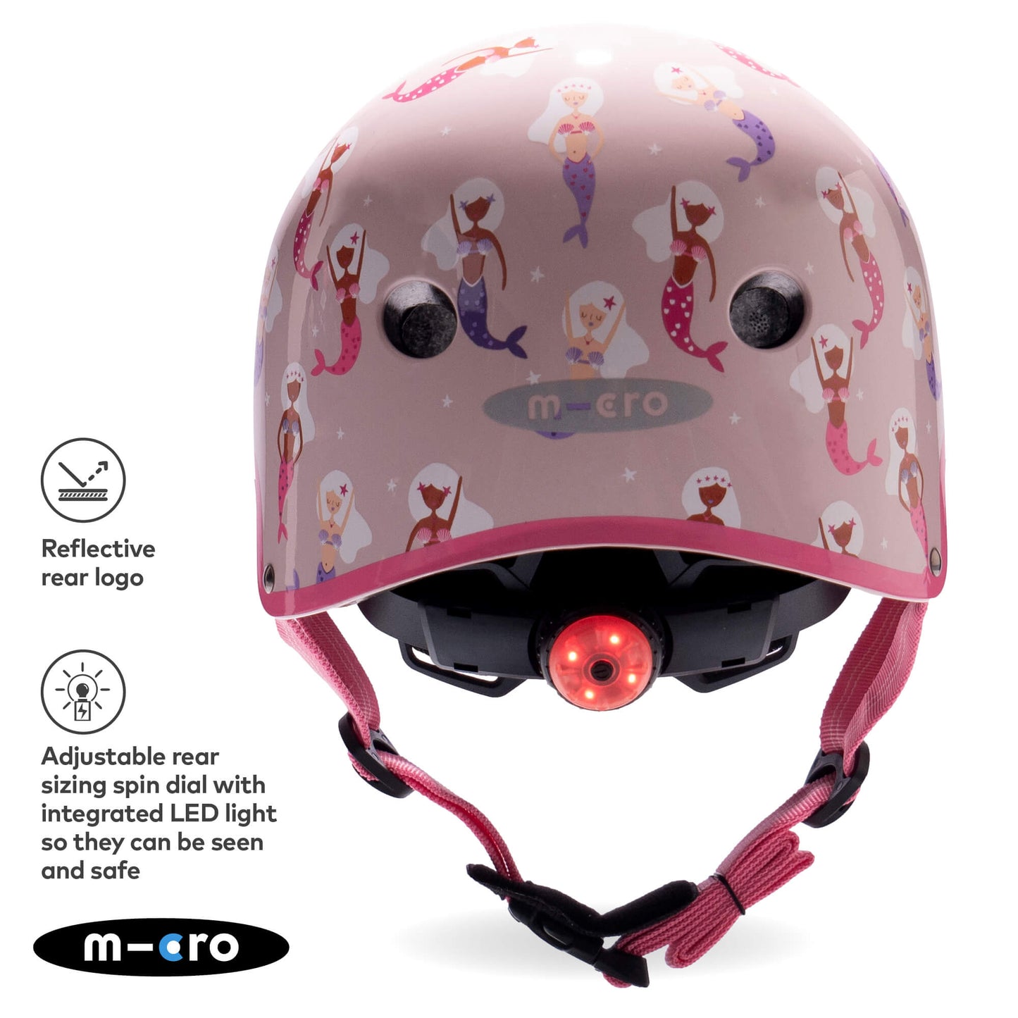 Micro Scooter Deluxe Patterned Kids Helmet