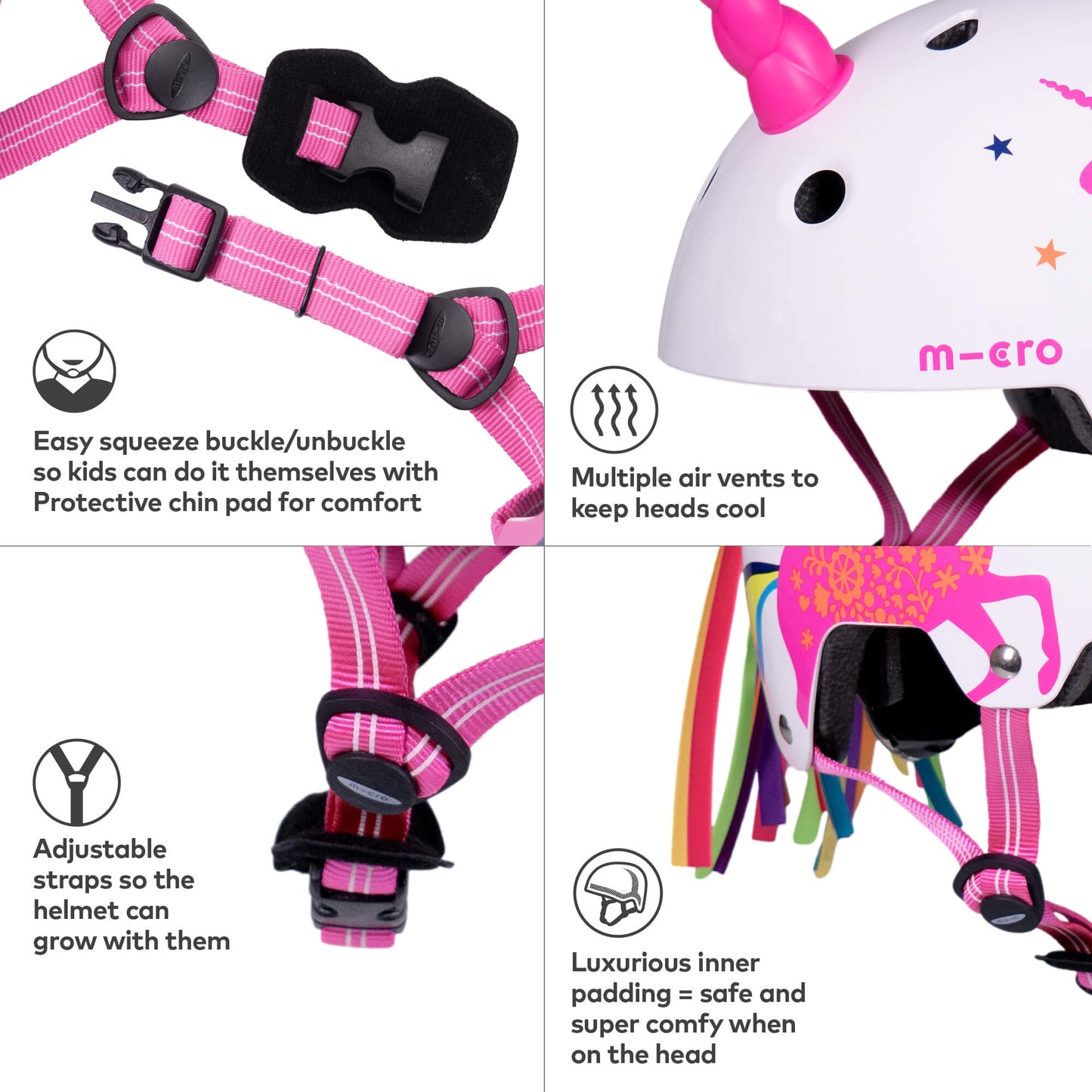 Micro Scooter 3D Deluxe Helmet