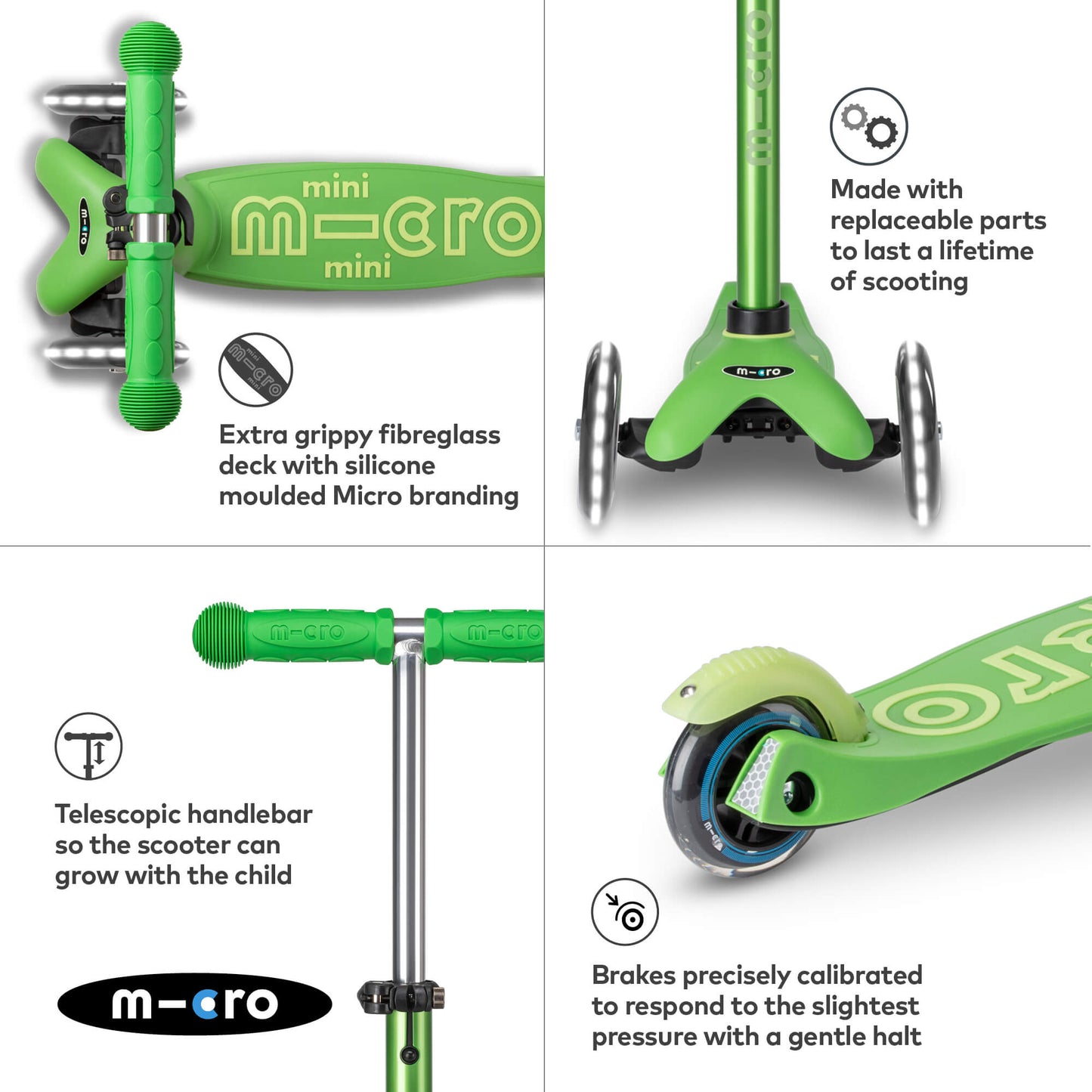 Micro Scooter Mini Deluxe LED