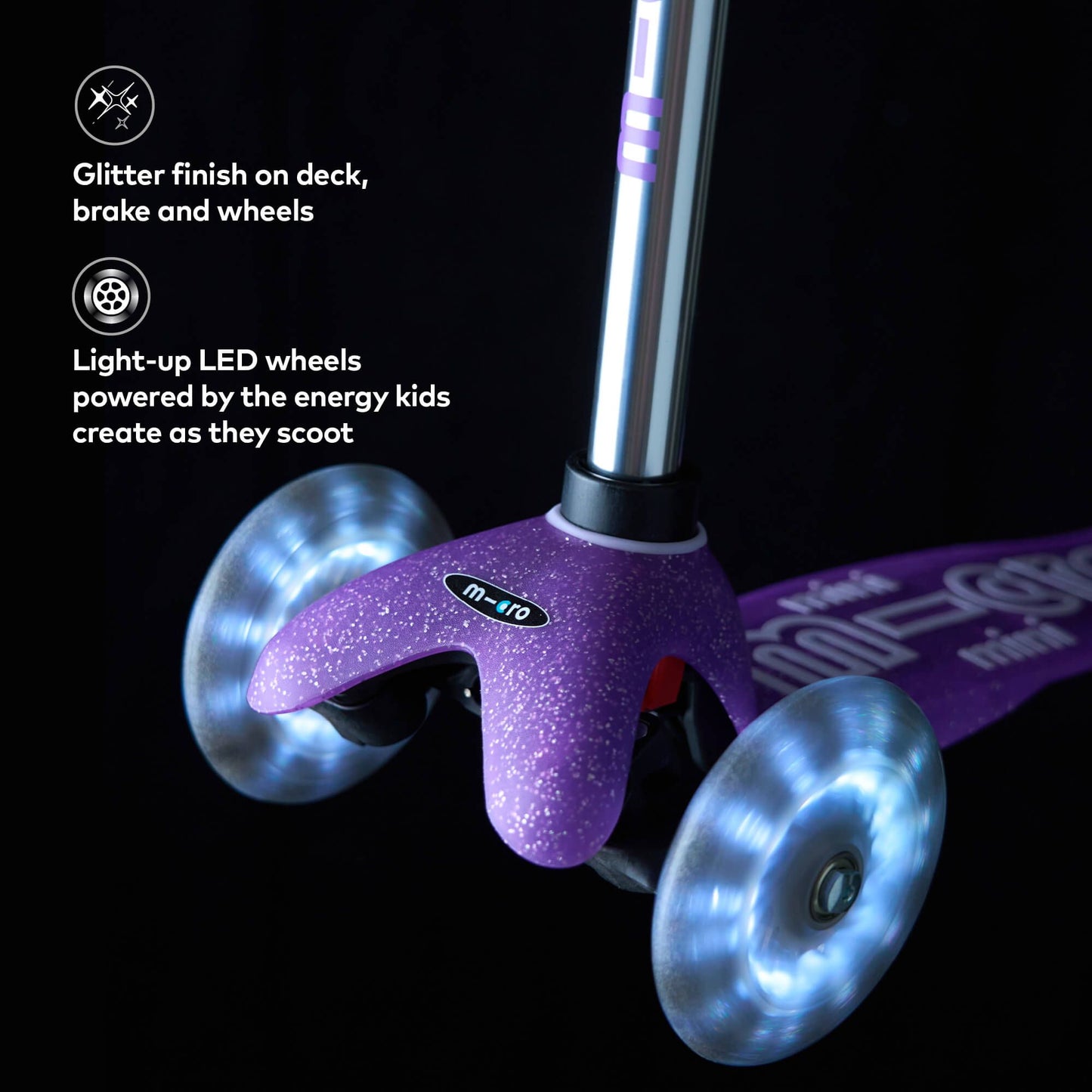 Micro Scooter Mini Glitter - Purple