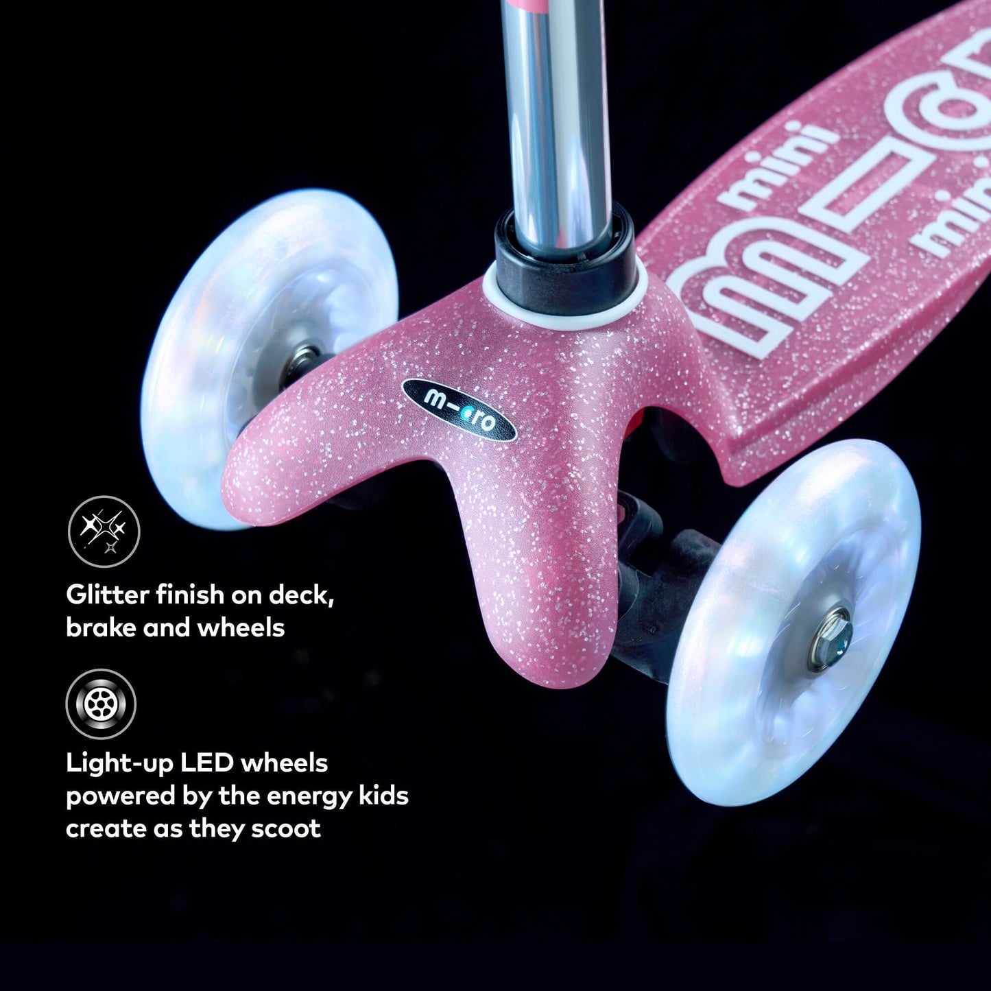 Micro Scooter Mini Glitter - Pink