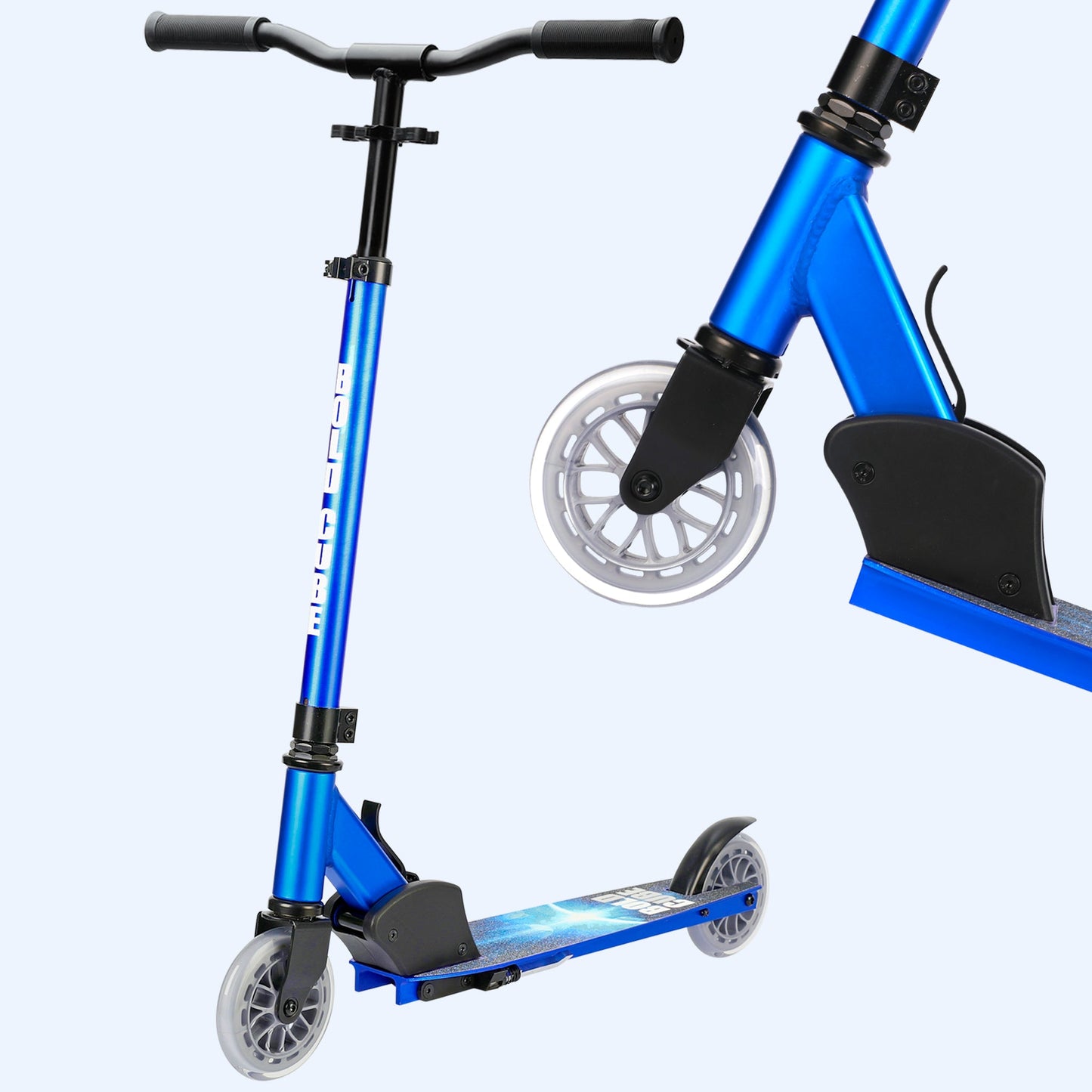 BOLDCUBE Sapphire - Deluxe 2 Wheel Scooter