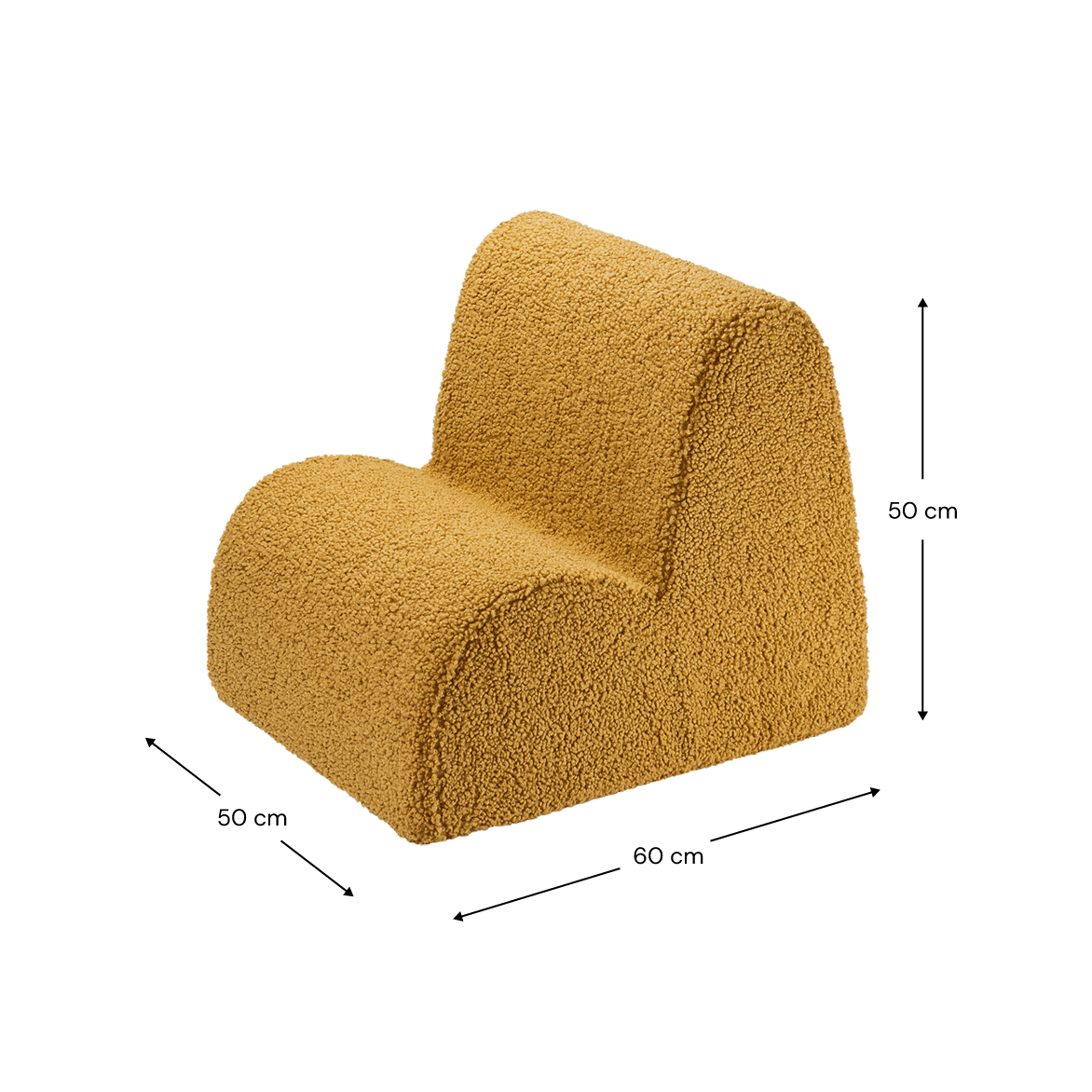 Wigiwama Cloud Chair - Teddy Boucle